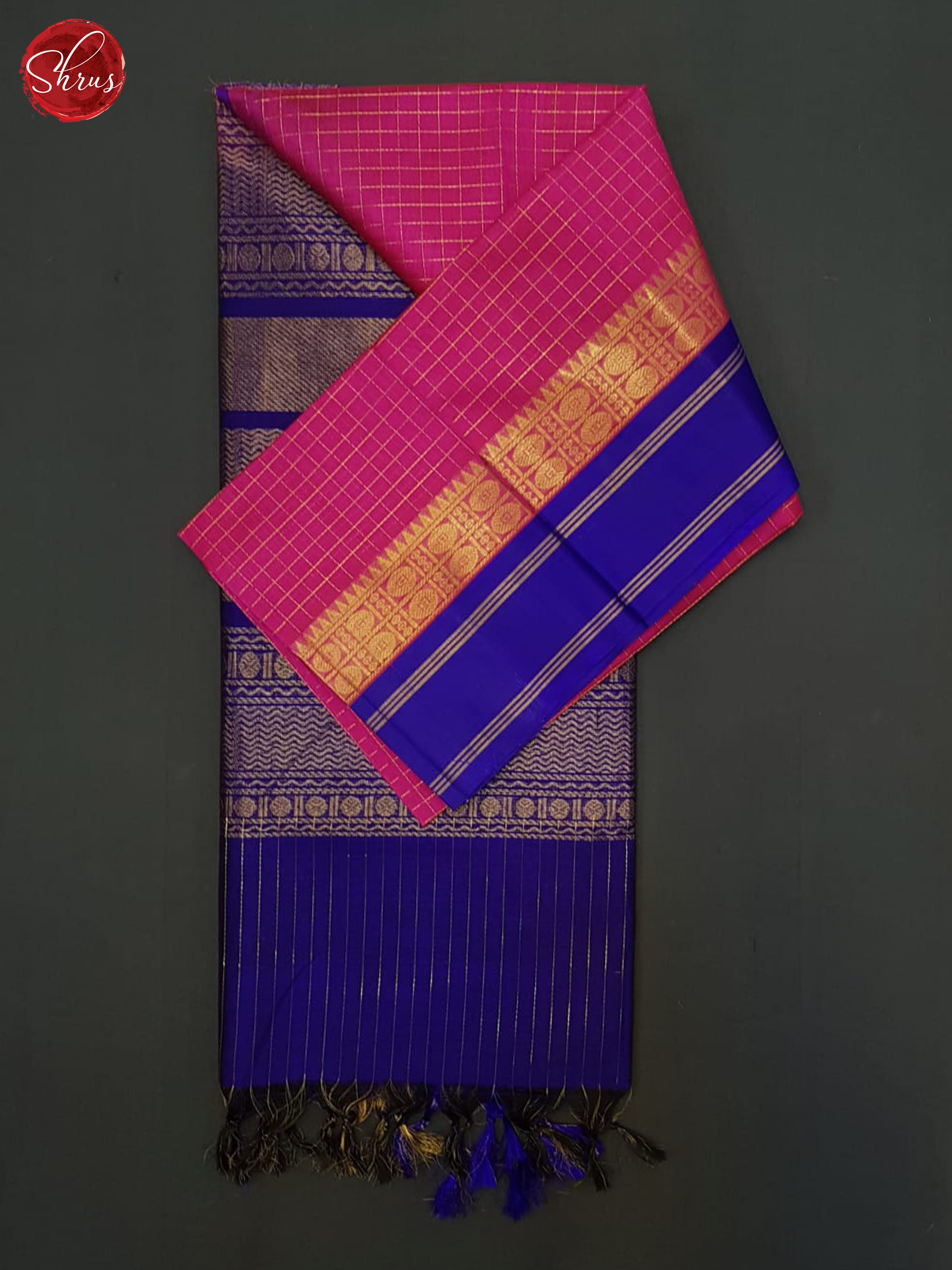 Buy BHS24170 - Silk Cotton Saree online | Silk Cotton from ShrusEternity