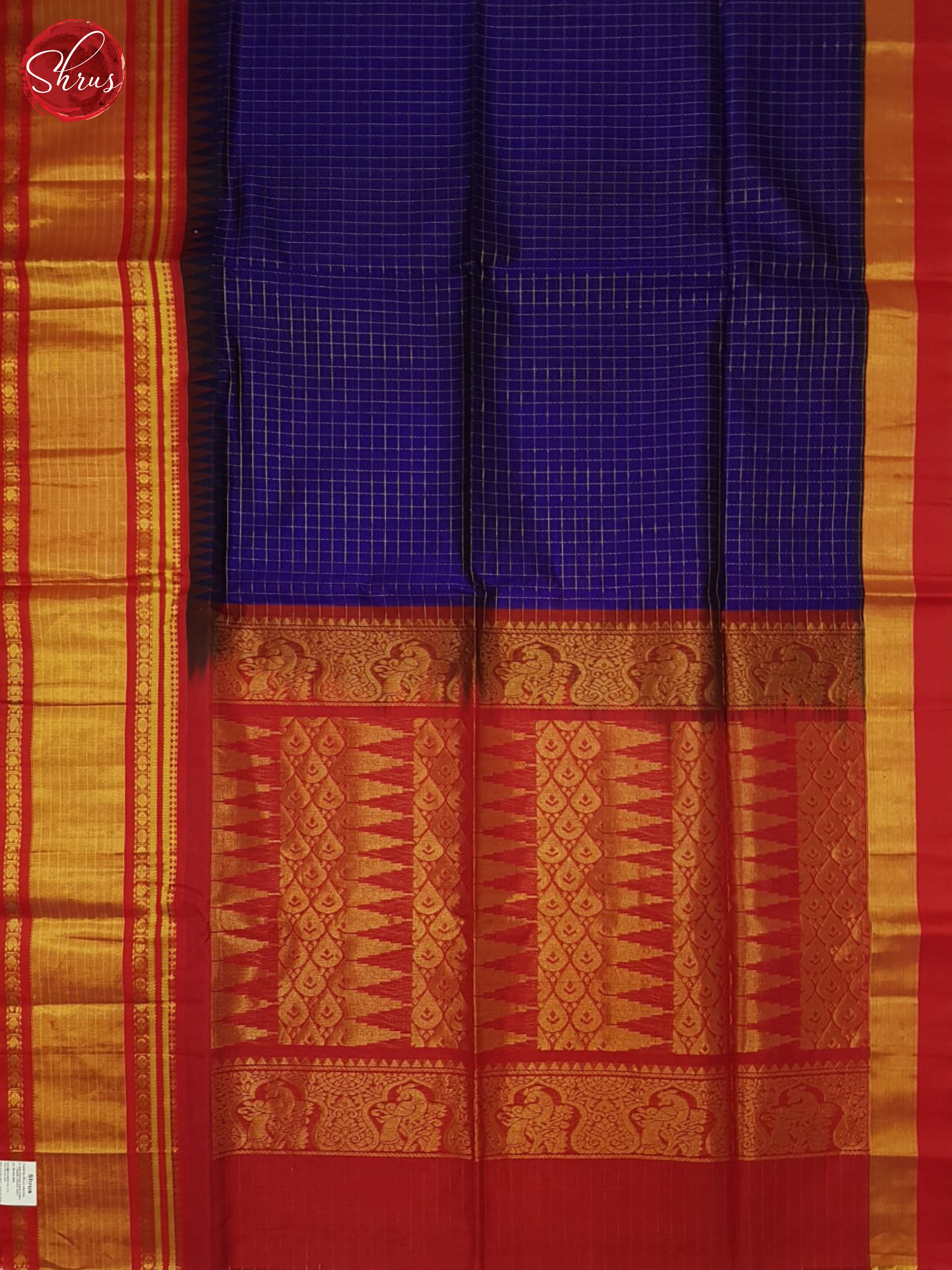 BHS24265 - Silk Cotton Saree - Shop on ShrusEternity.com