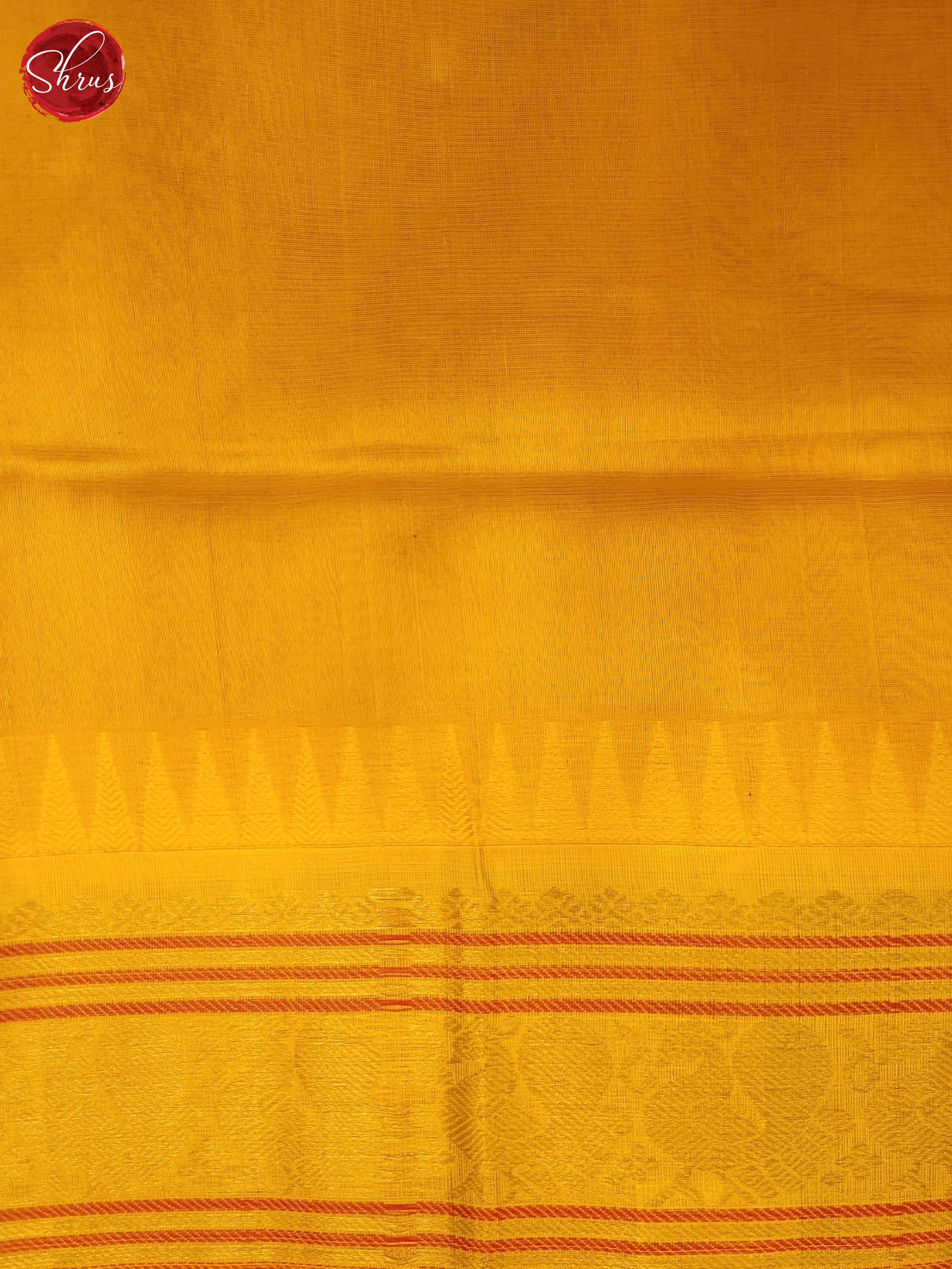 maroon &  yellow-Silk Cotton  Saree - Shop on ShrusEternity.com