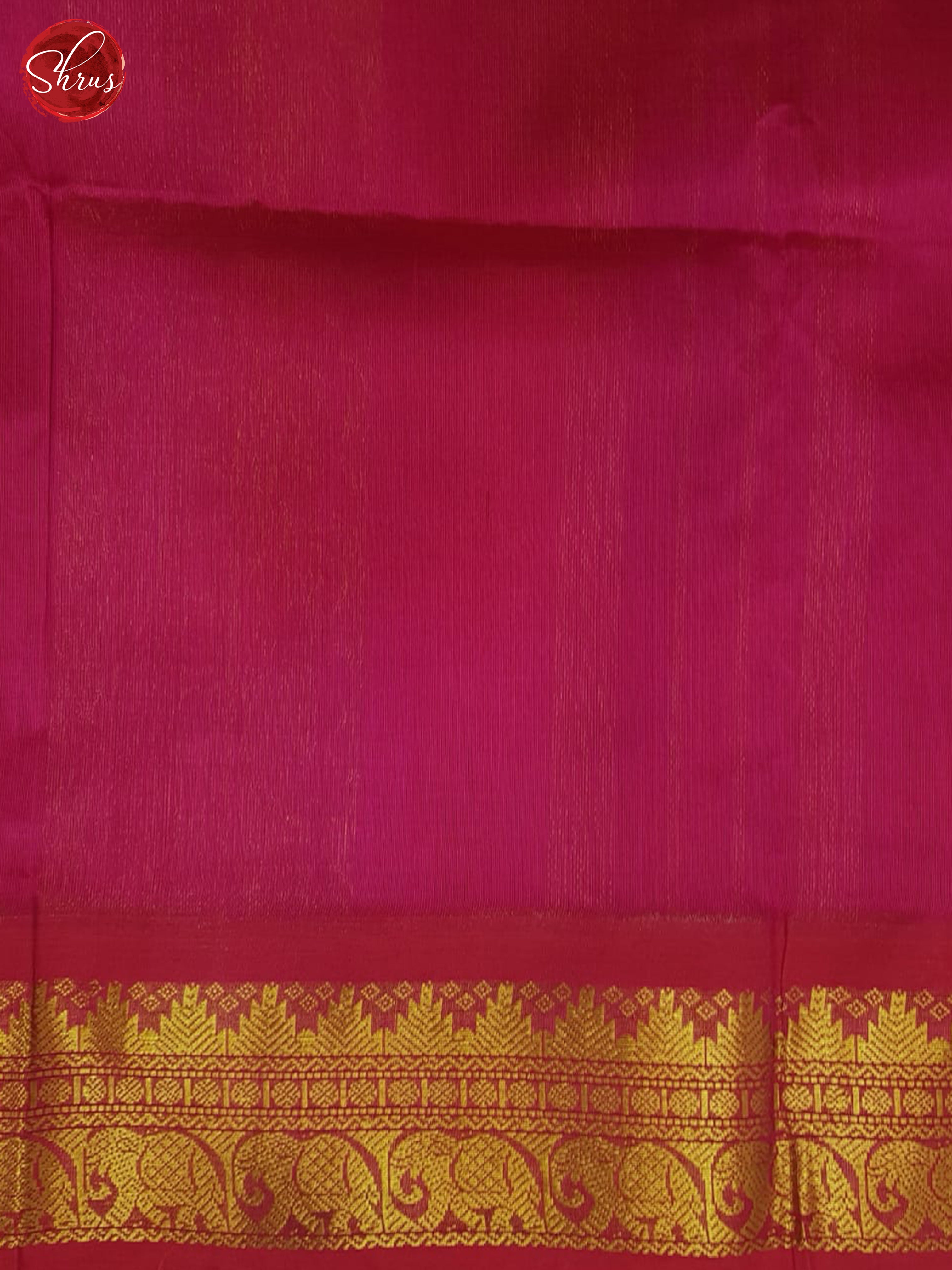 Lime Yellow & Pink -Silk Cotton Saree - Shop on ShrusEternity.com