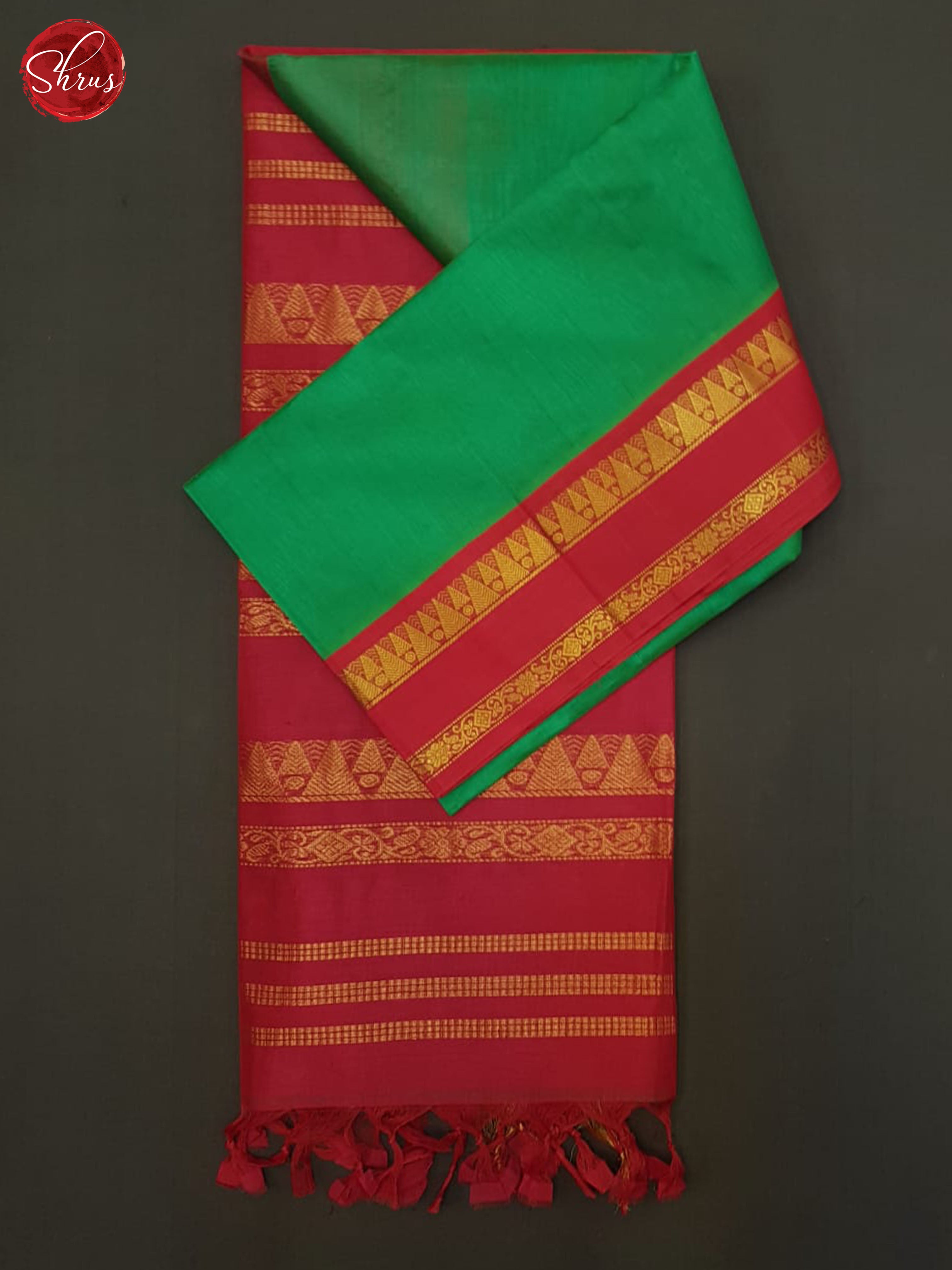 BHS25199 - Silk Cotton Saree - Shop on ShrusEternity.com