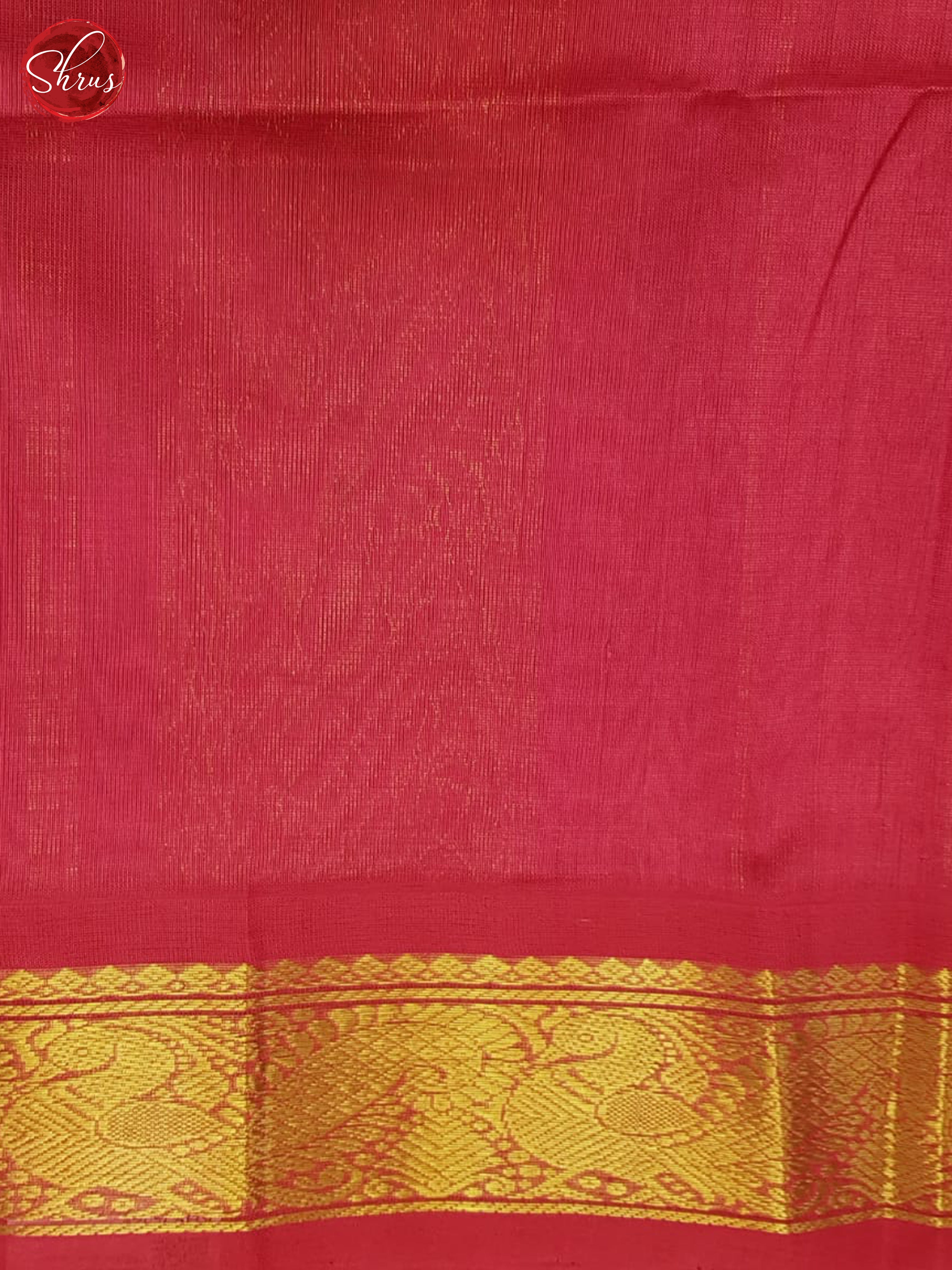 Yellow & Pink- Silk Cotton Saree - Shop on ShrusEternity.com