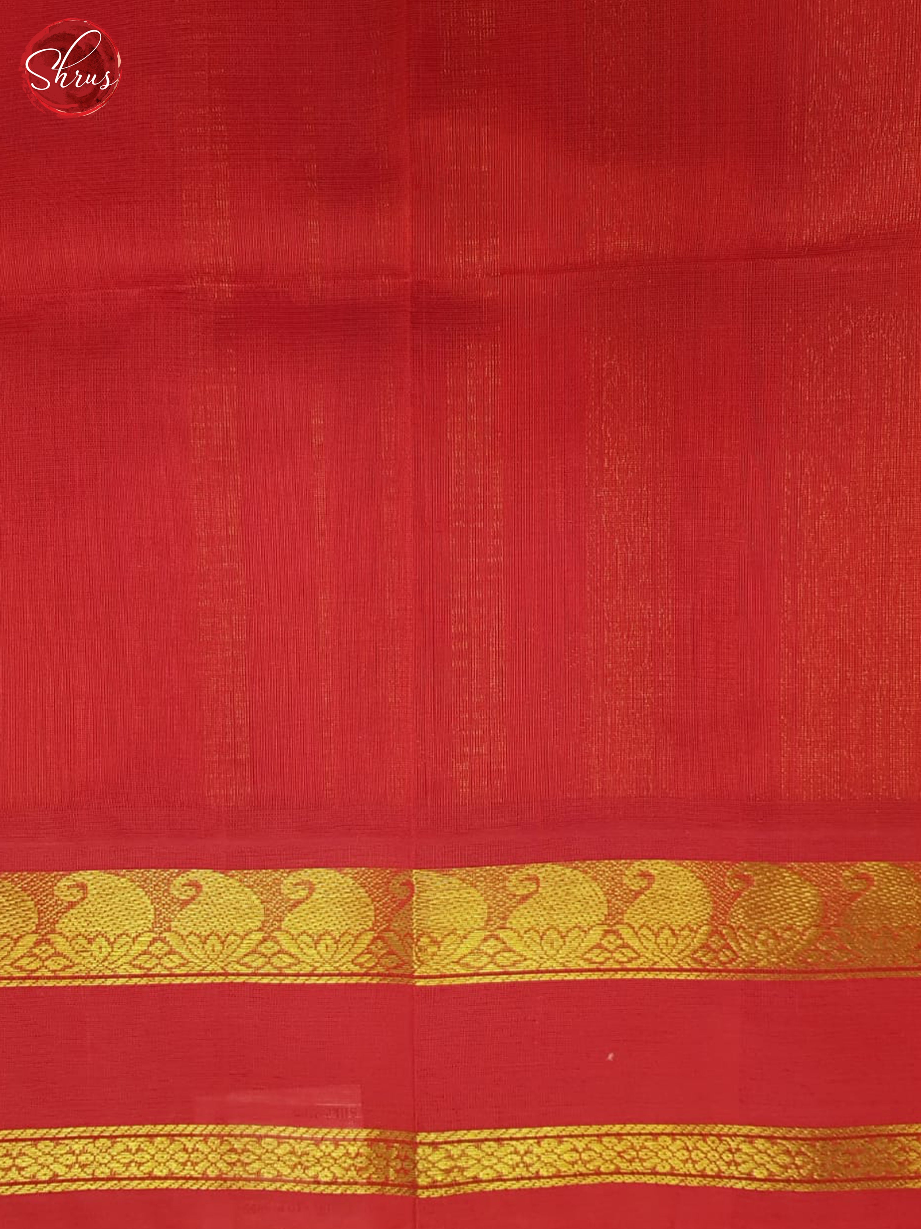 Yellow & Red - Silk Cotton Saree - Shop on ShrusEternity.com