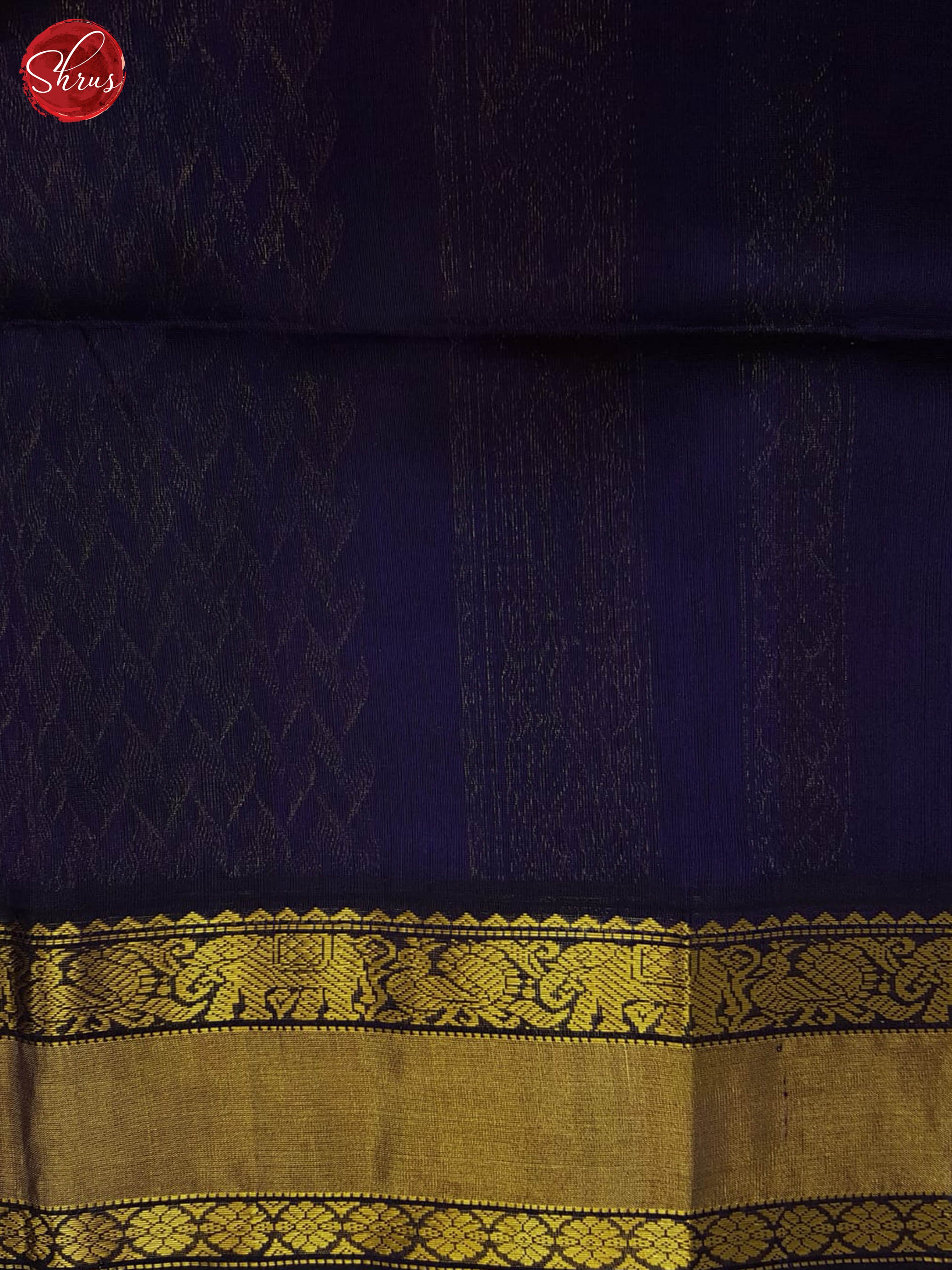 Pink And Blue-Silk Cotton Saree - Shop on ShrusEternity.com