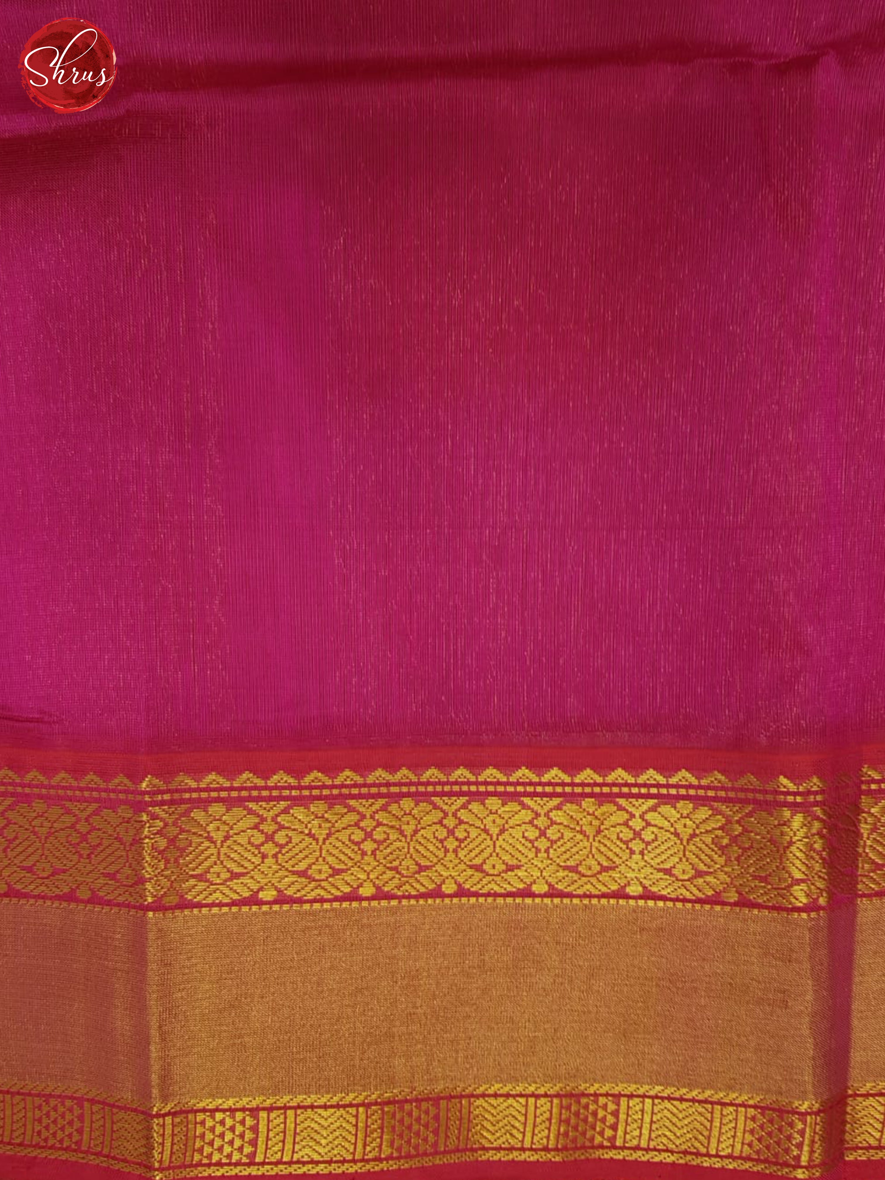 Green & Pink - Silk Cotton Saree - Shop on ShrusEternity.com