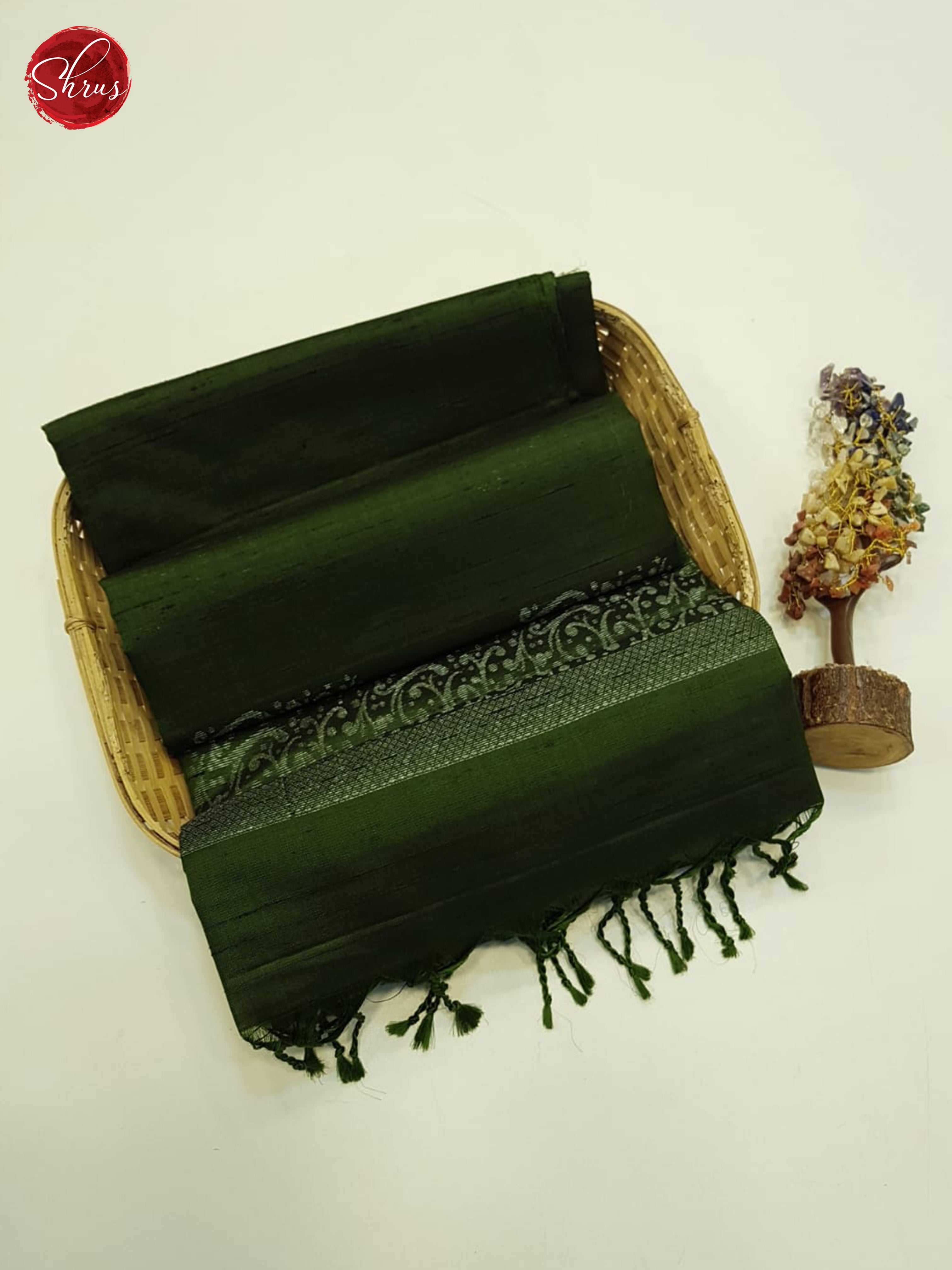 Green(Single tone)-Soft silk Saree - Shop on ShrusEternity.com