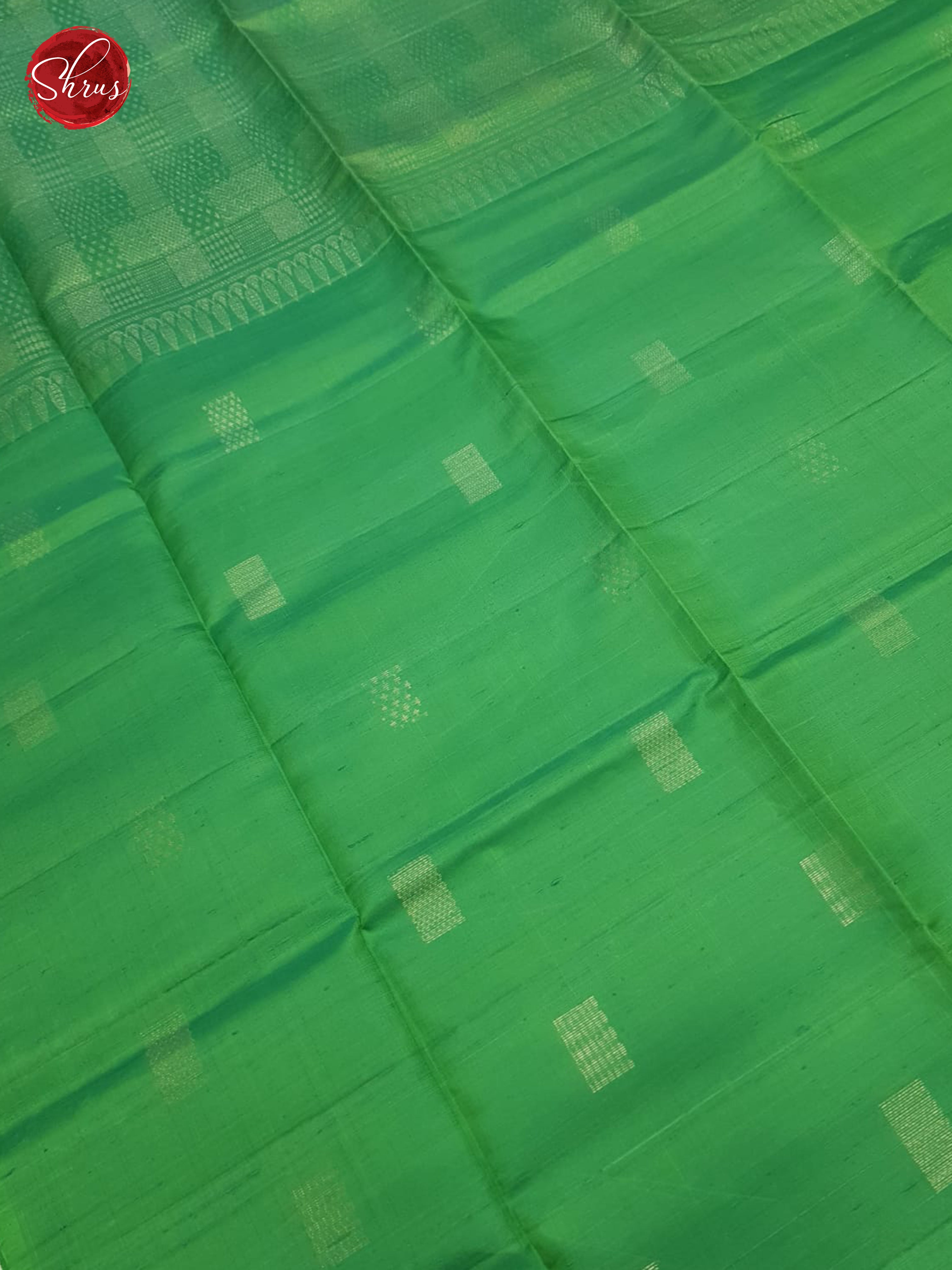 Green(Single tone)-Soft Silk saree - Shop on ShrusEternity.com