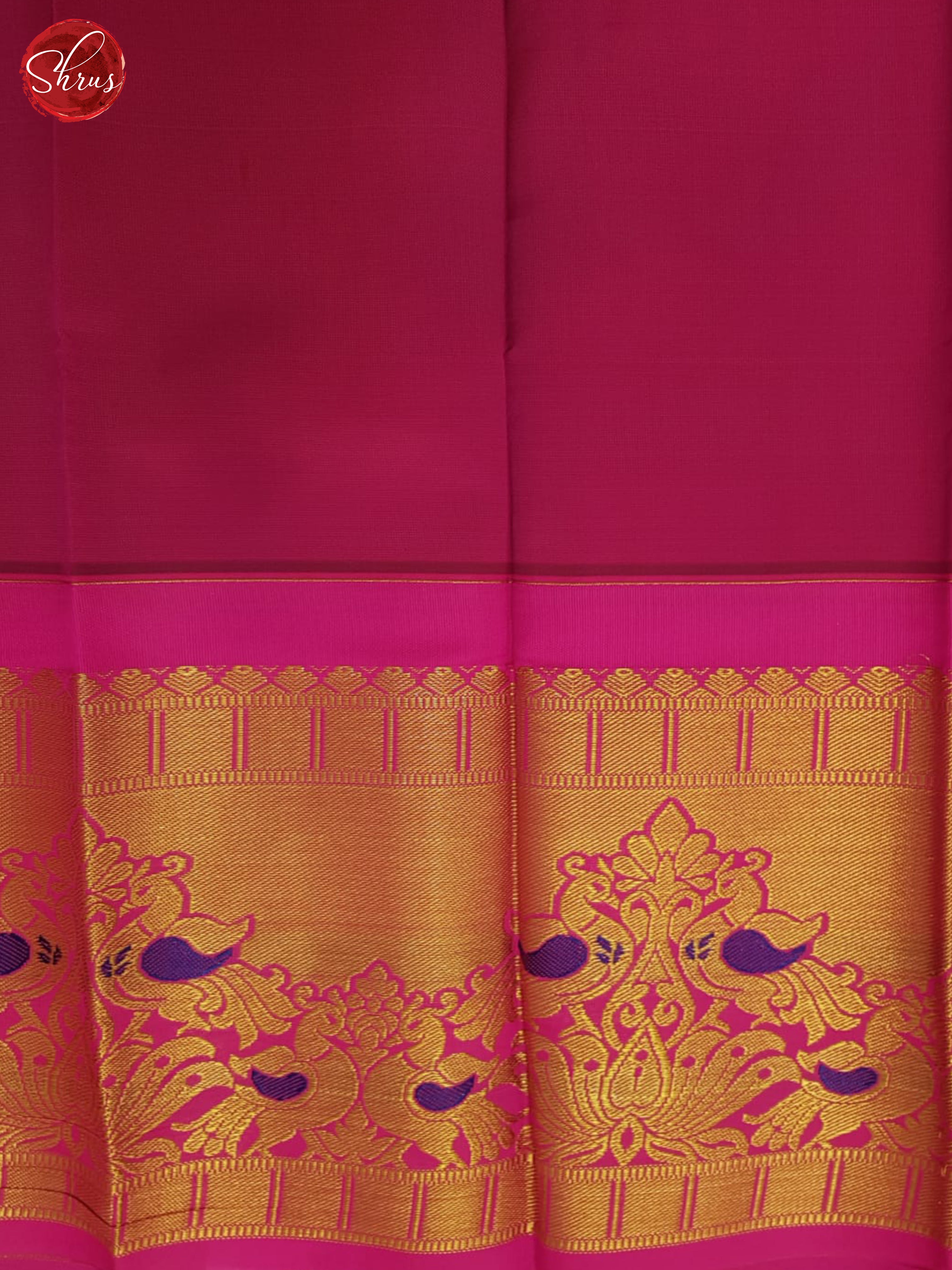 Blue & Pink - Semi Kuppadam Saree - Shop on ShrusEternity.com