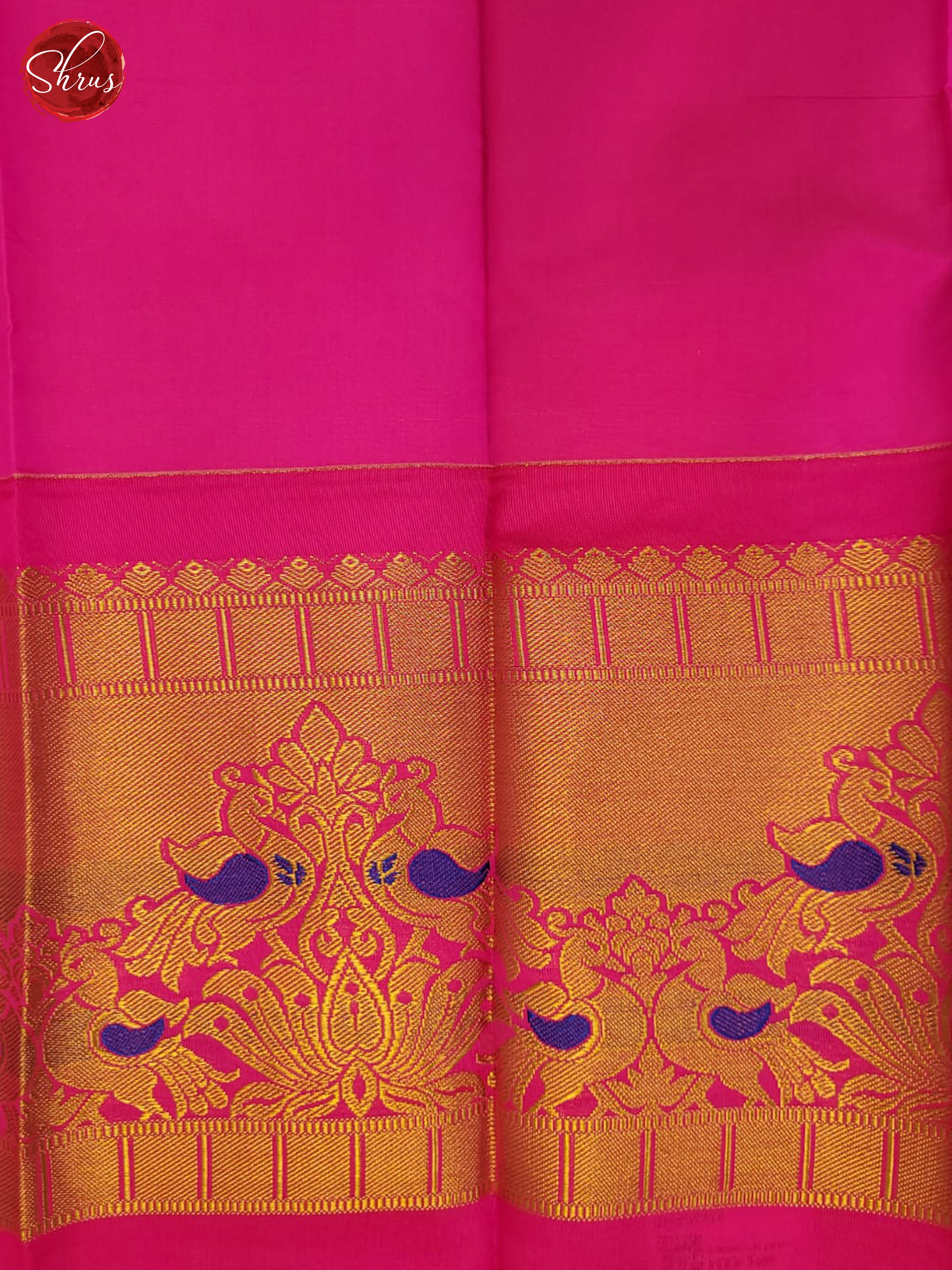 Cream & Pink - Semi Kuppadam Saree - Shop on ShrusEternity.com