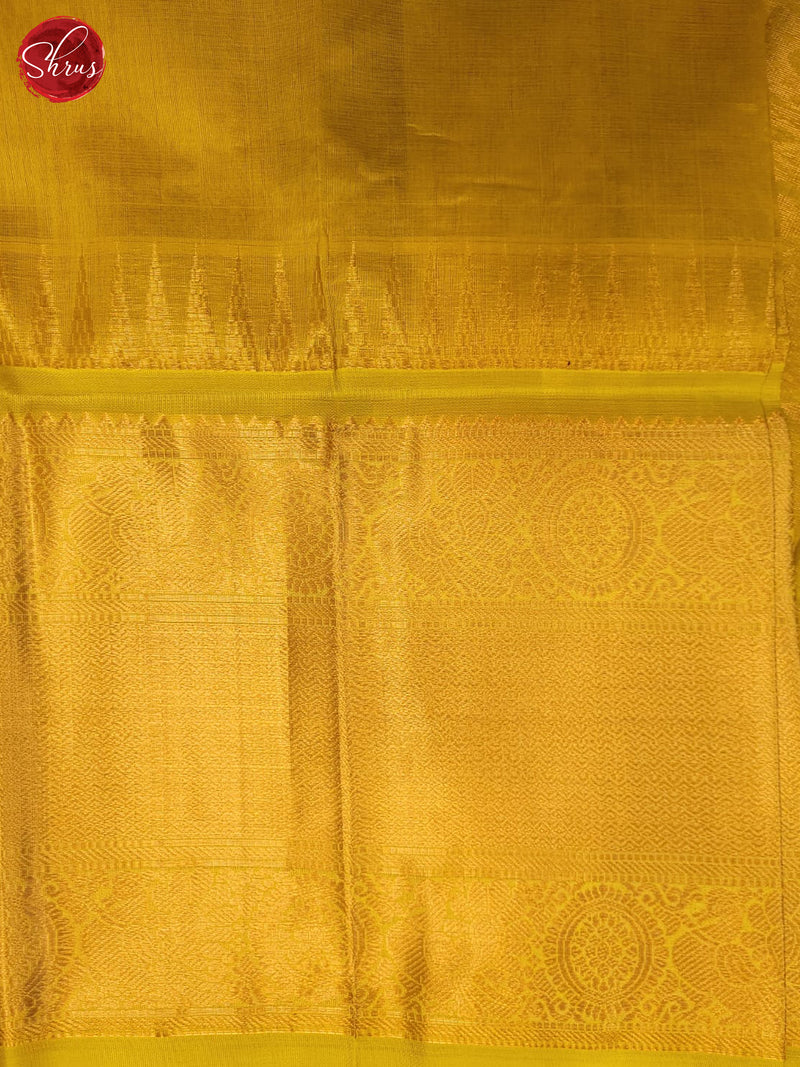 Brown & Green - Silk Cotton Saree - Shop on ShrusEternity.com