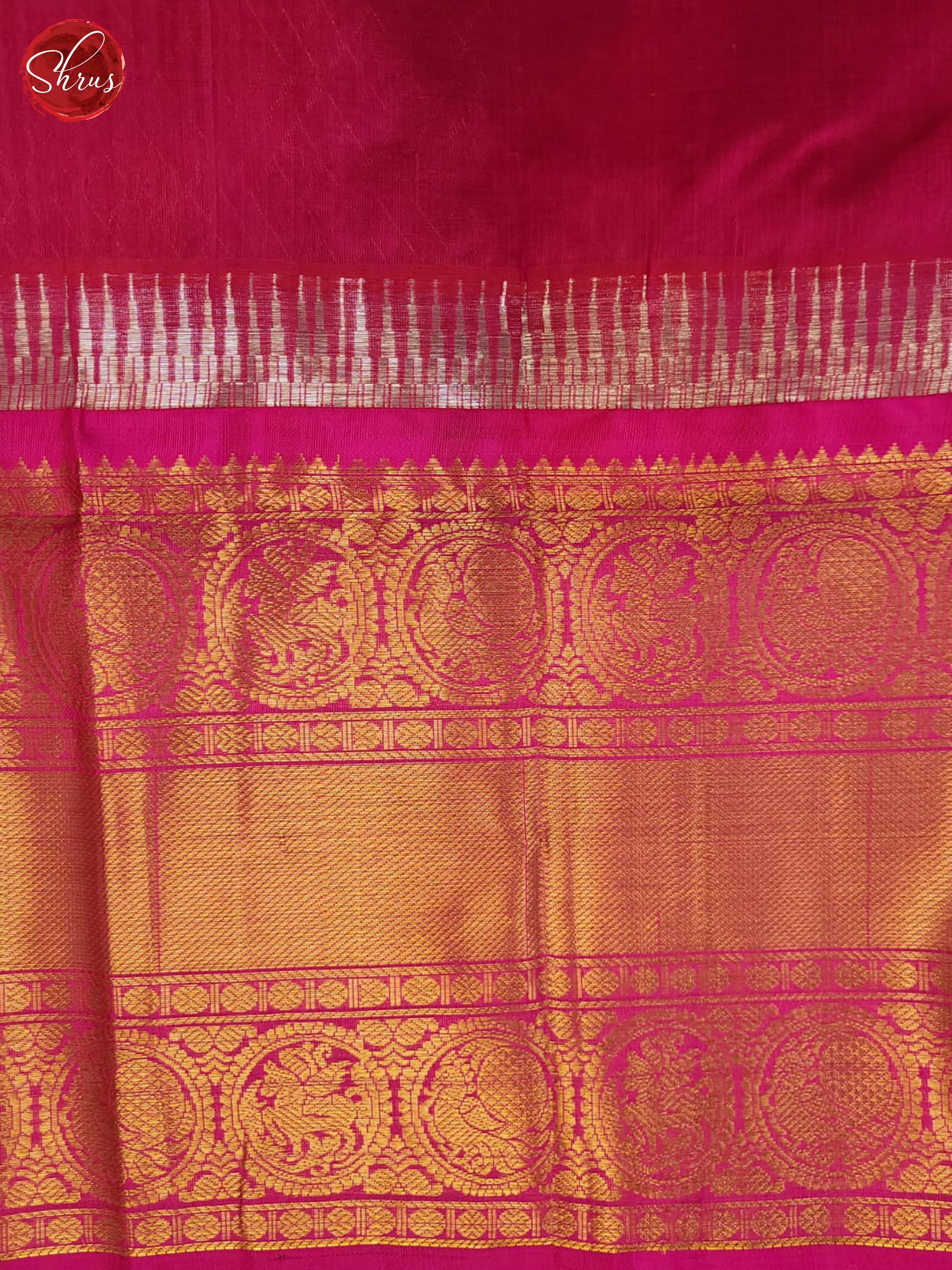 Pastel Green & Pink - Silk Cotton Saree - Shop on ShrusEternity.com