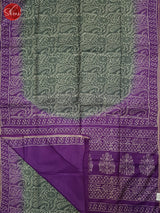 BHS28012 -Semi Chanderi  Saree - Shop on ShrusEternity.com