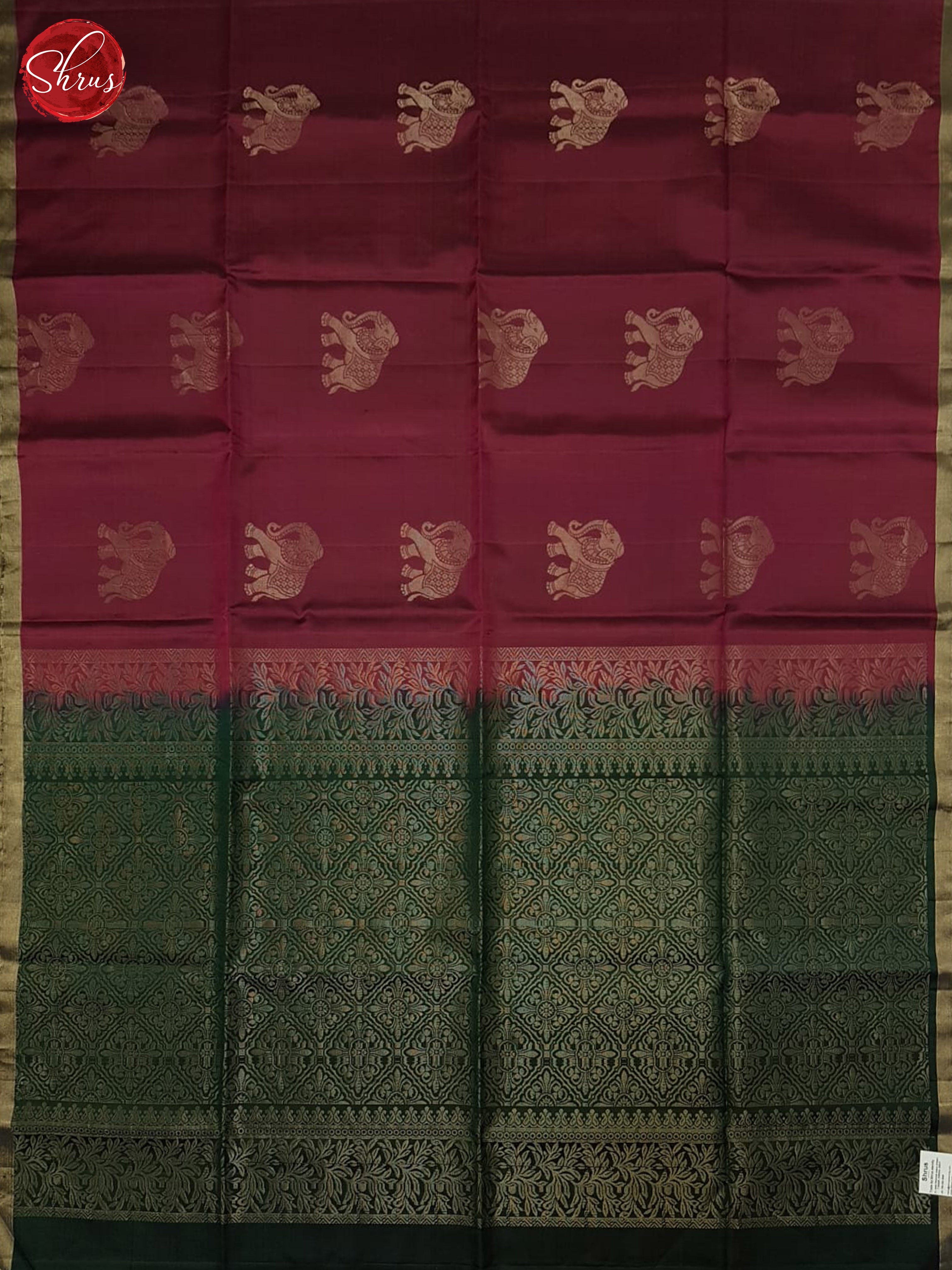 BHS28032 - Soft Silk Saree - Shop on ShrusEternity.com