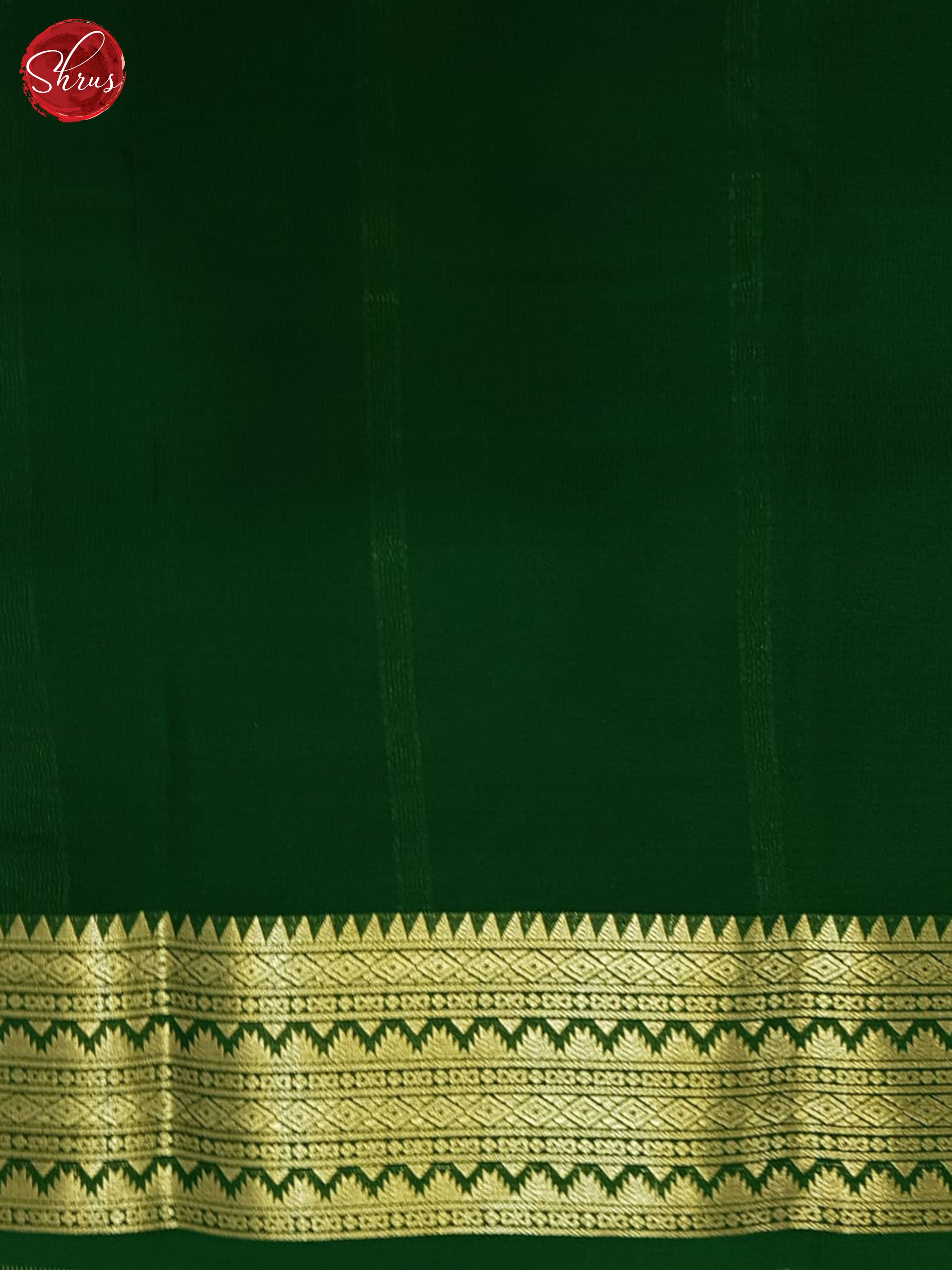 Red & Green - Mysore Silk Saree - Shop on ShrusEternity.com