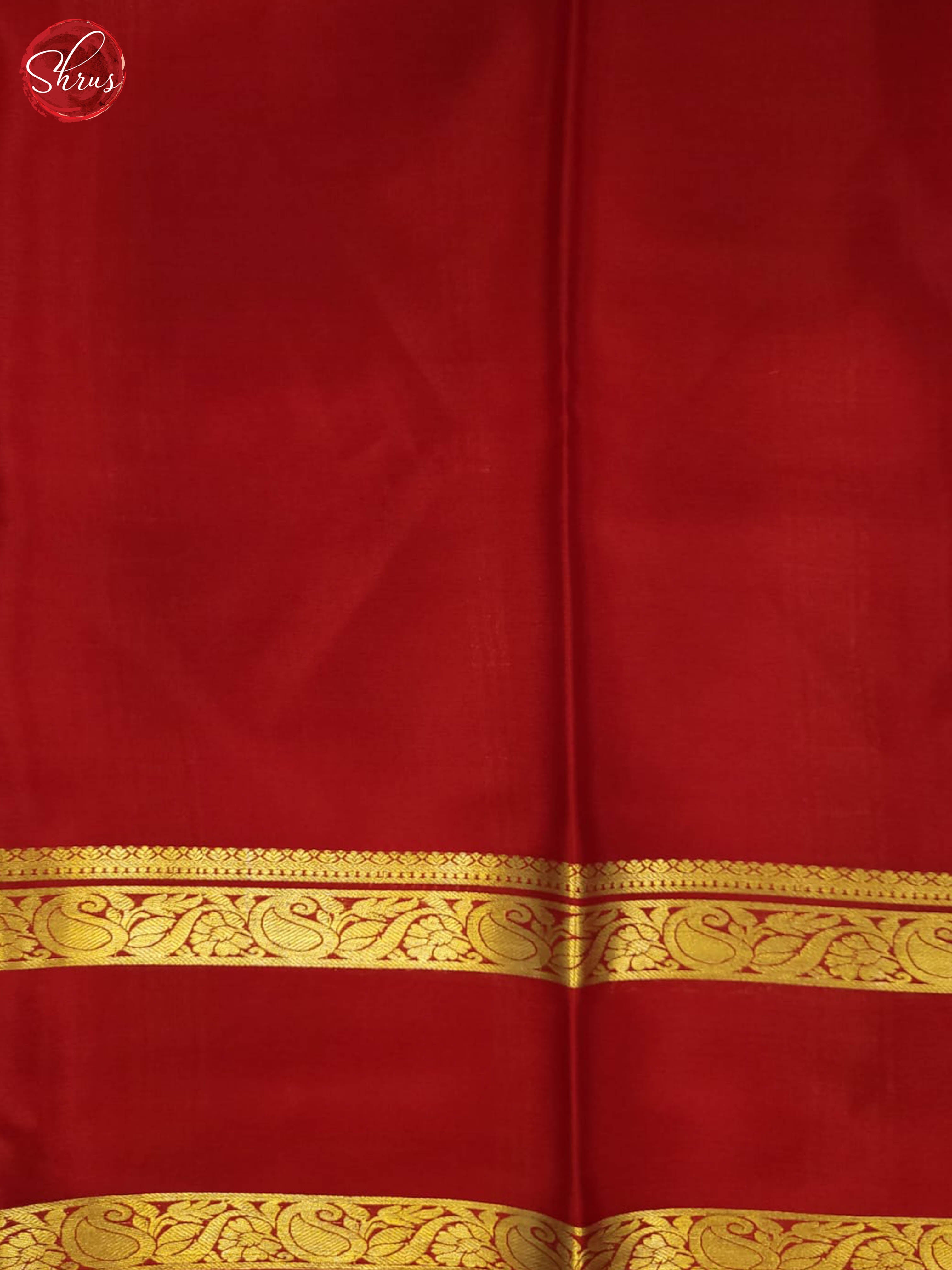 bottle green and Red- Mysore Silk Saree - Shop on ShrusEternity.com