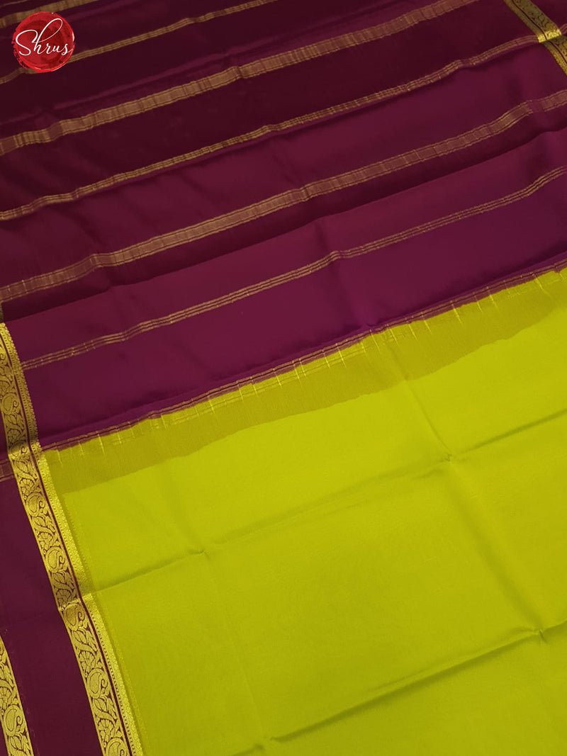 Pure zari mysore silk saree – www.vannamayil.com