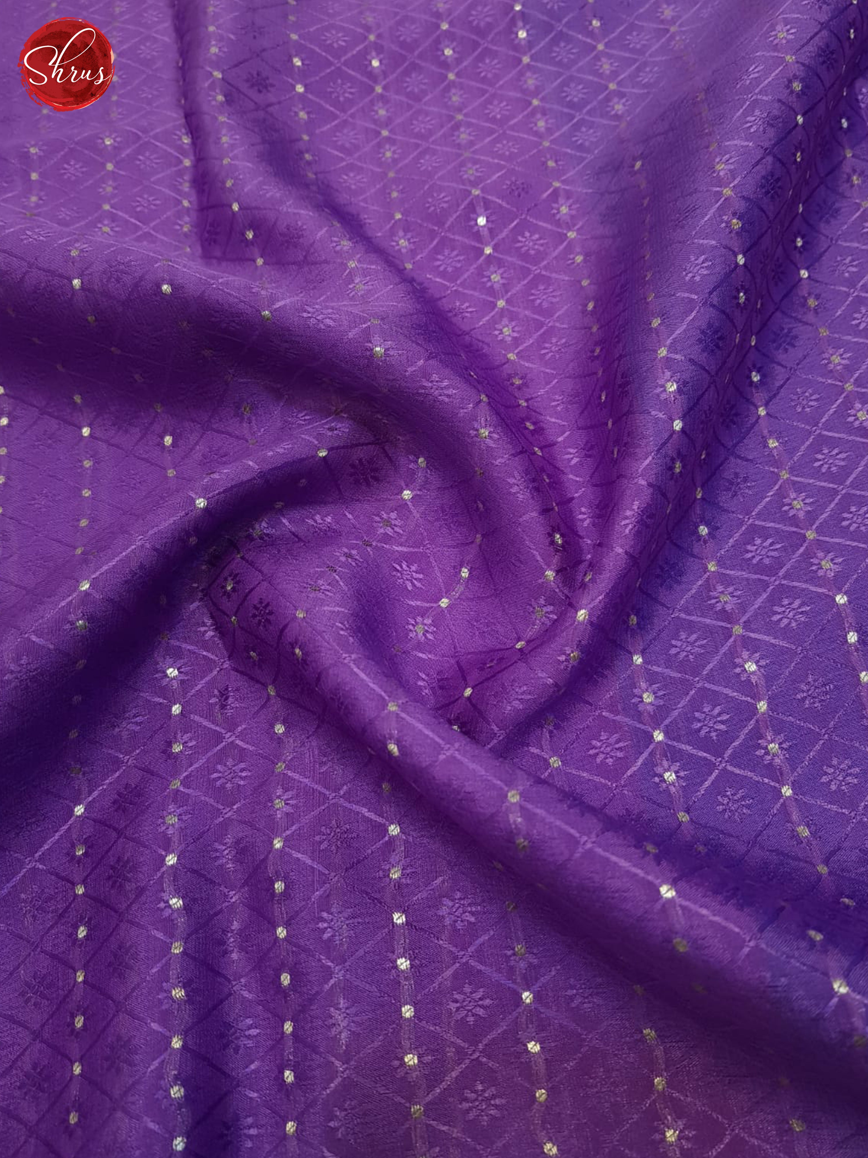 Lavender & Blue- Mysore Silk Saree - Shop on ShrusEternity.com