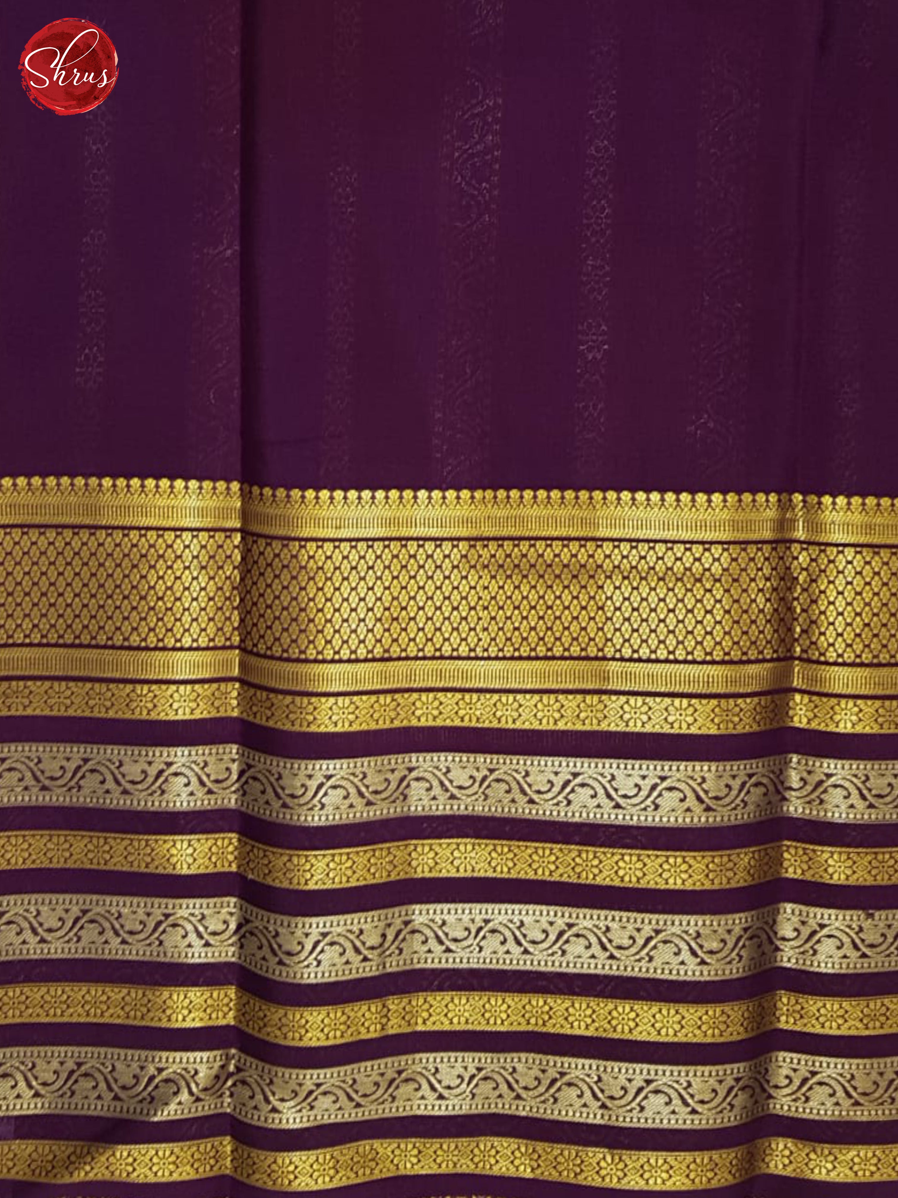 Green & Purple - Mysore Silk Saree - Shop on ShrusEternity.com