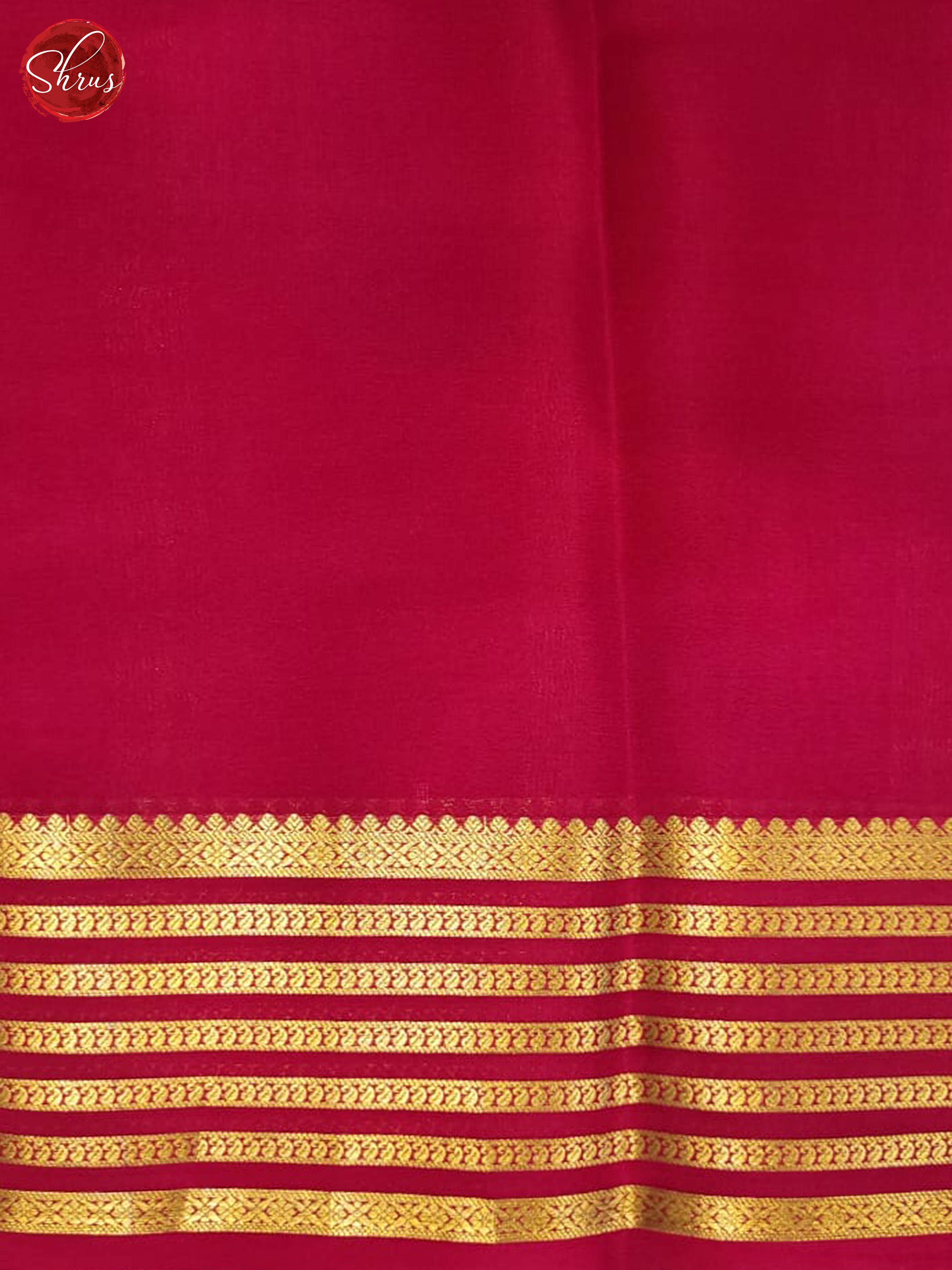 Pink & Red - Mysore Silk Saree - Shop on ShrusEternity.com