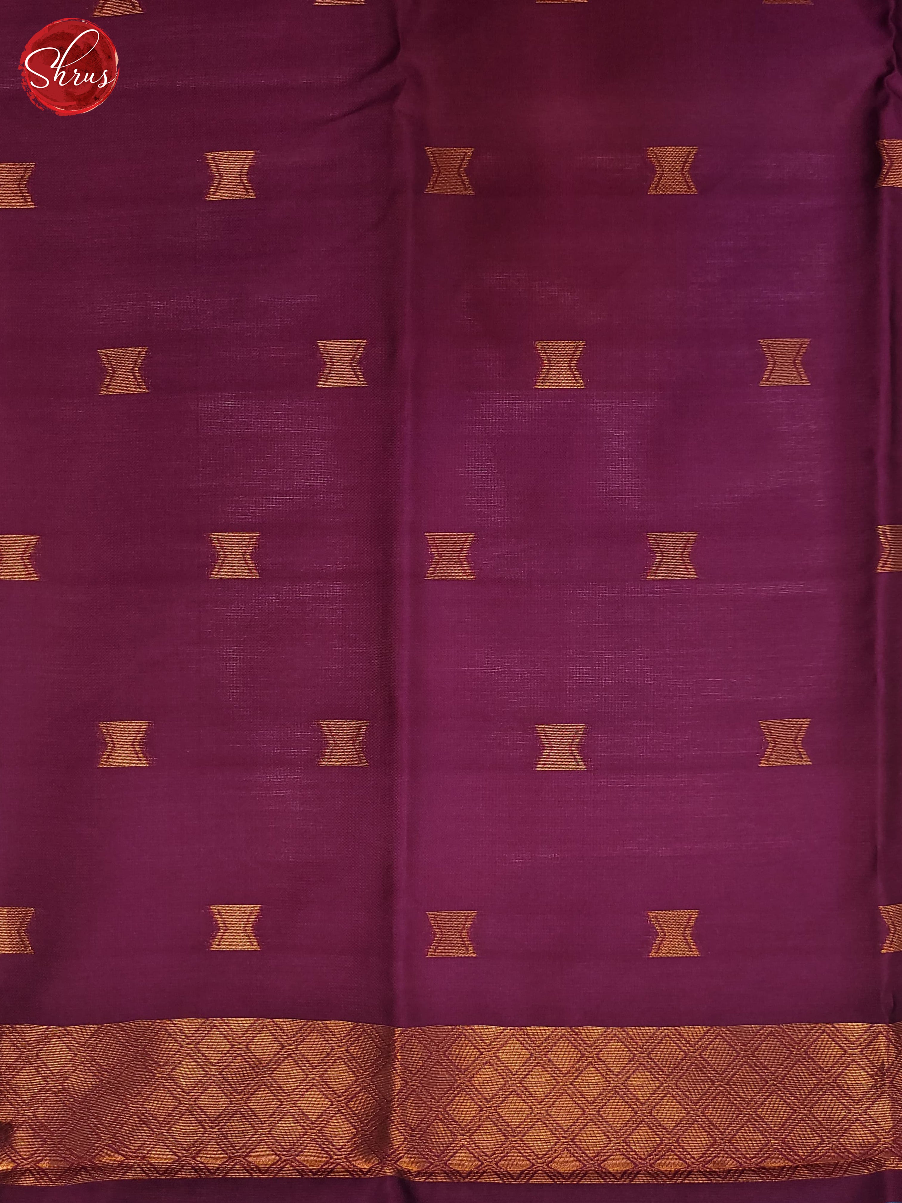 Blue & Purple- Semi Softsilk Saree - Shop on ShrusEternity.com