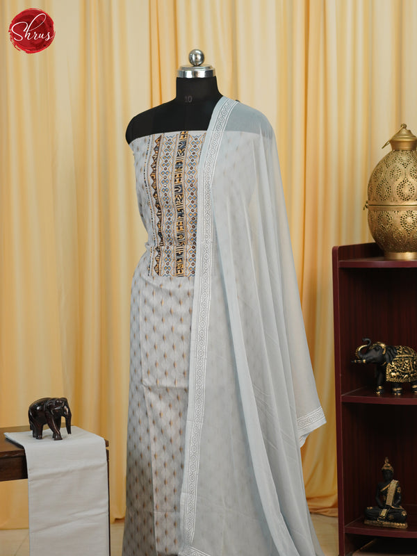 Grey- Cotton salwar - Shop on ShrusEternity.com