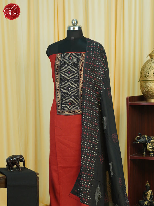 Red & Black - Cotton salwar - Shop on ShrusEternity.com