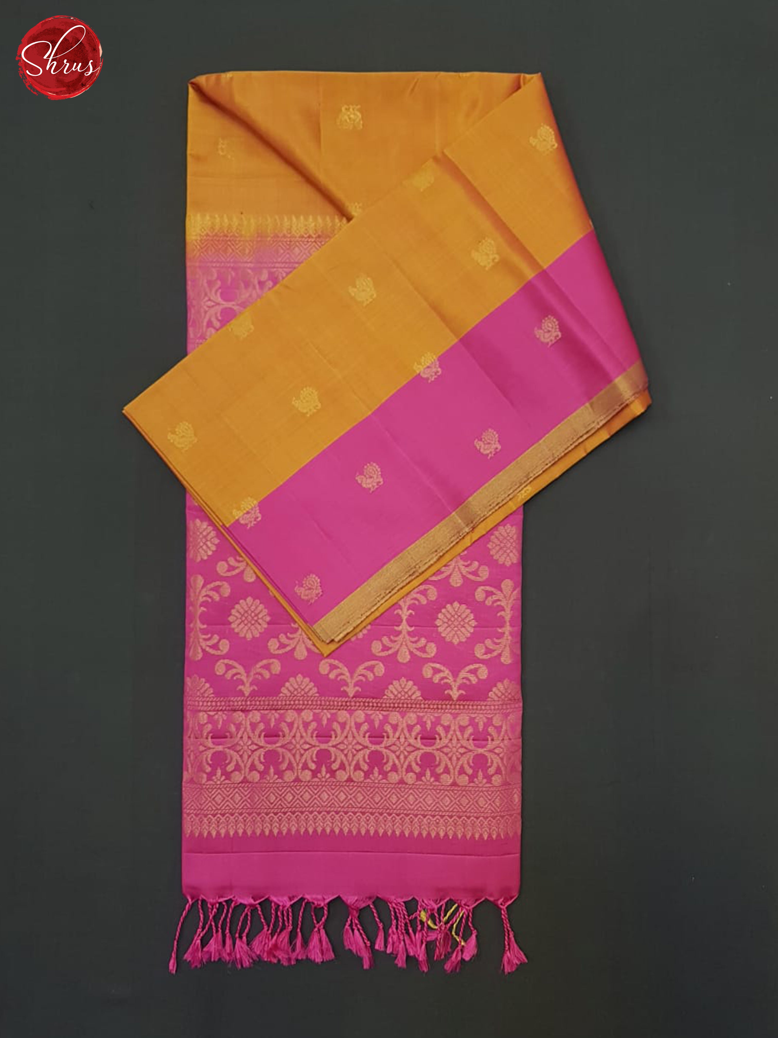 BIS13014 - Soft silk half pure Saree - Shop on ShrusEternity.com