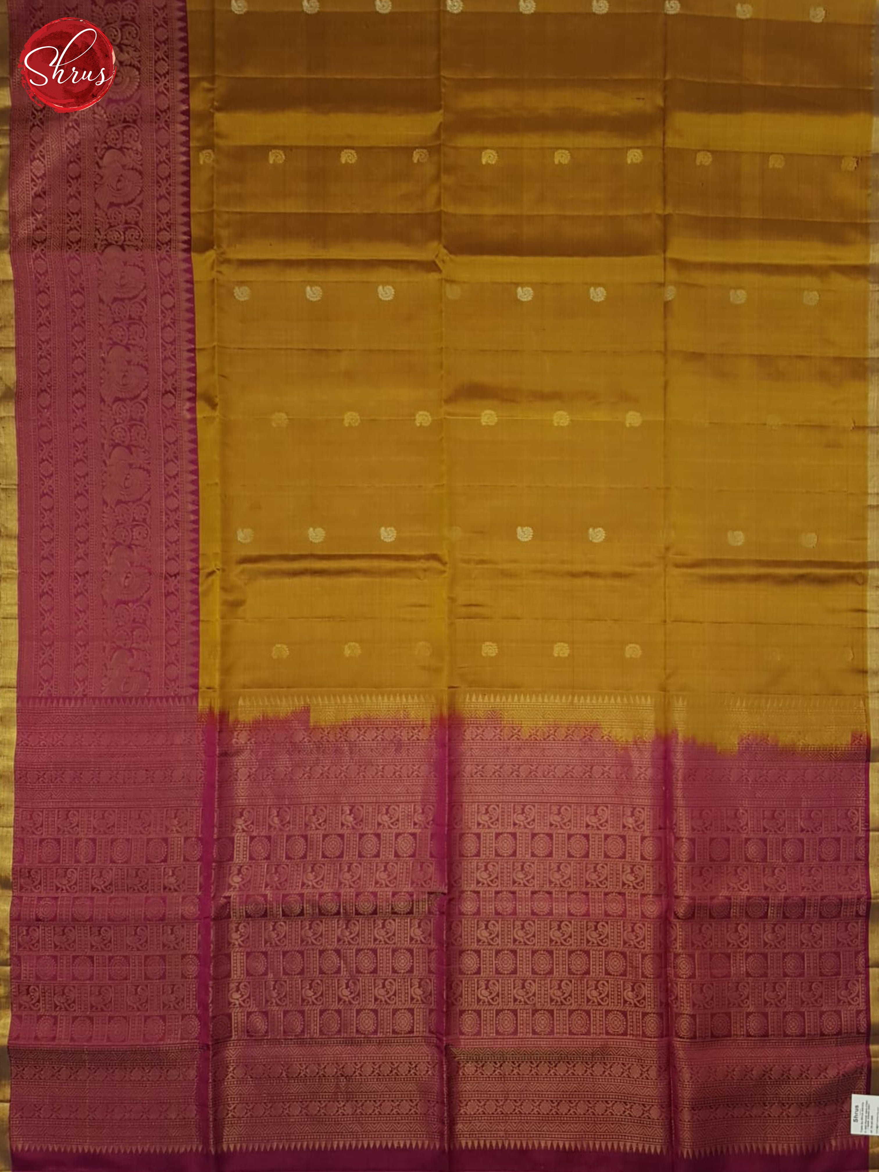 BIS13015 - Soft silk half pure Saree - Shop on ShrusEternity.com