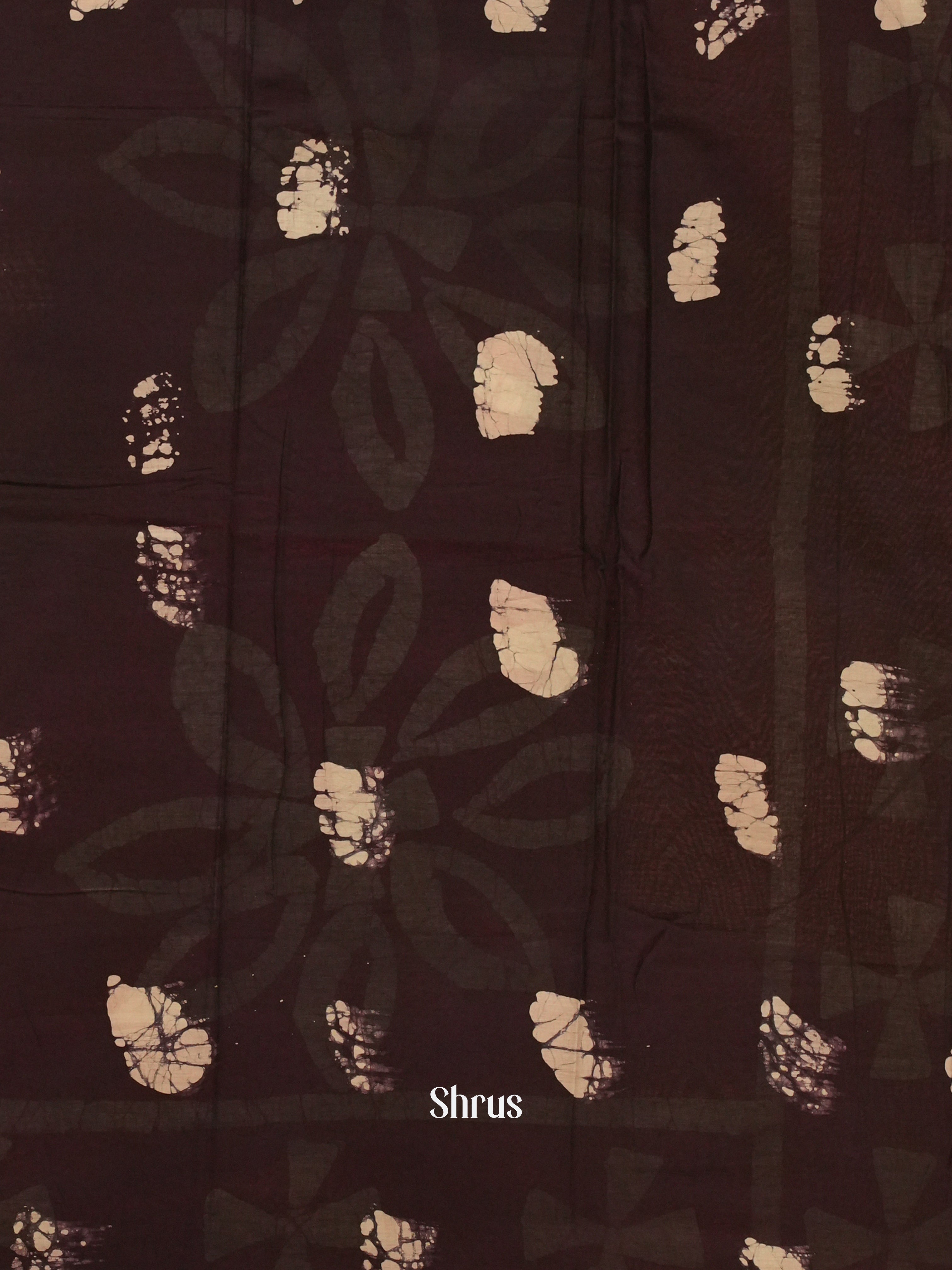 Brown & Pink - Jaipur cotton Saree