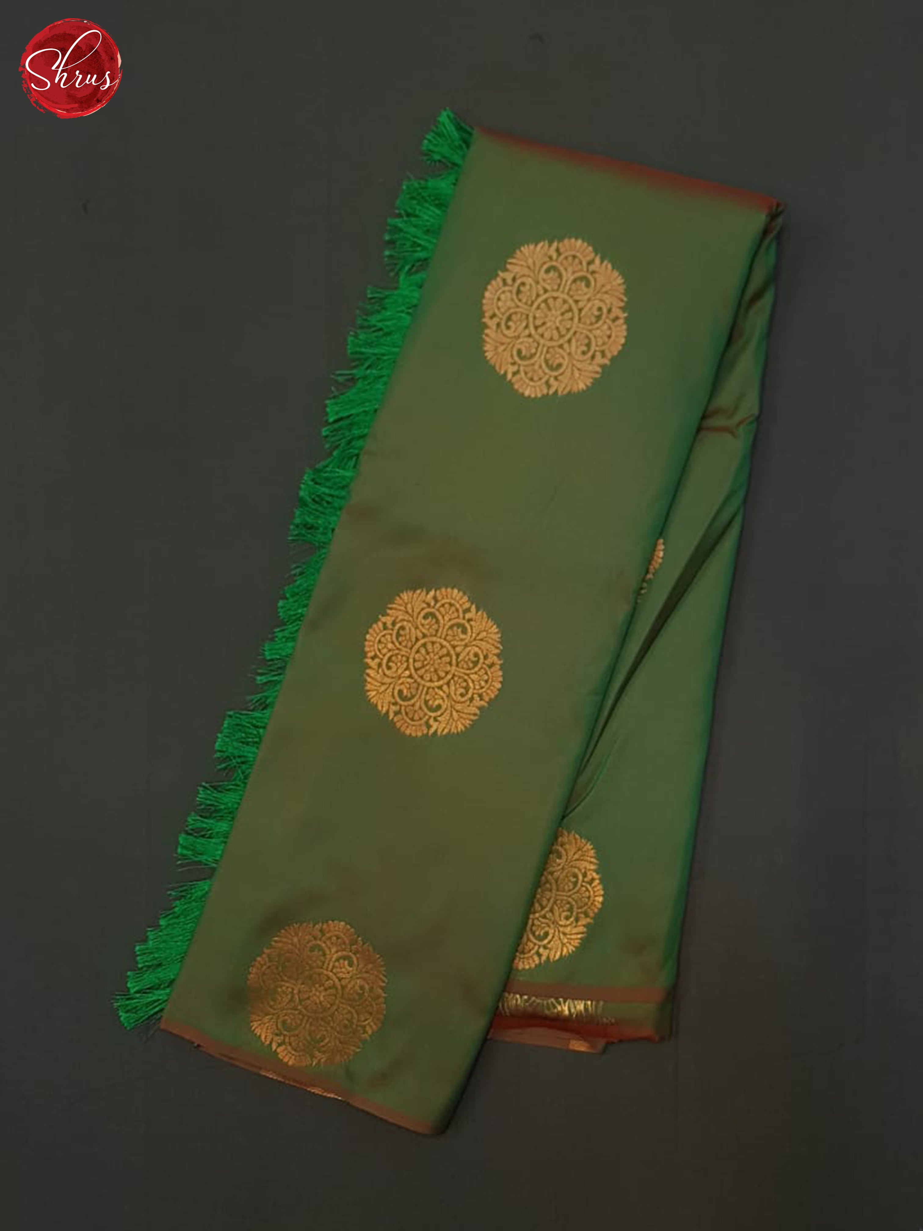 Green & Pink- Semi soft silk Saree - Shop on ShrusEternity.com