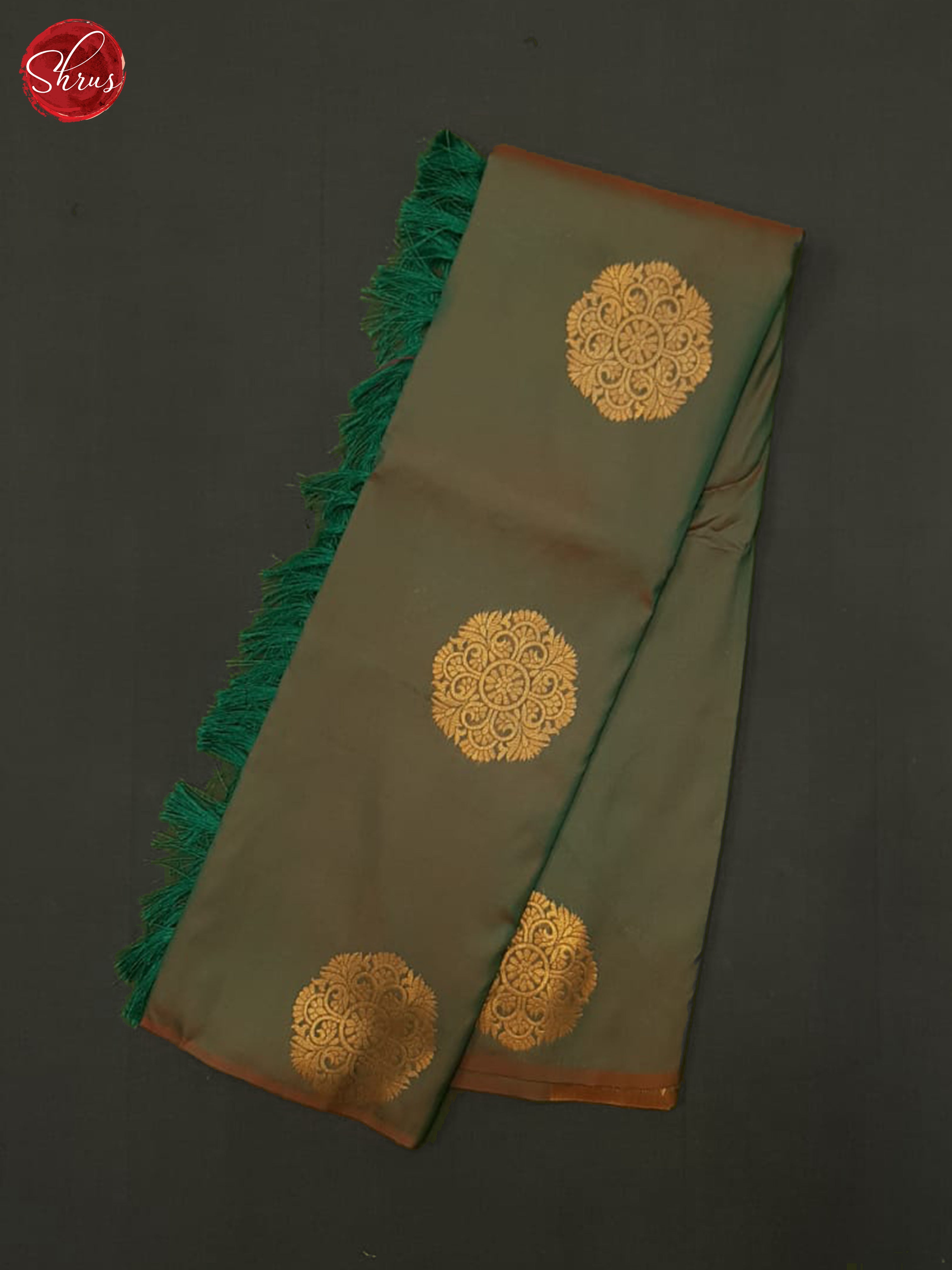 Double Shaded Green & Pink - Semi soft silk Saree - Shop on ShrusEternity.com