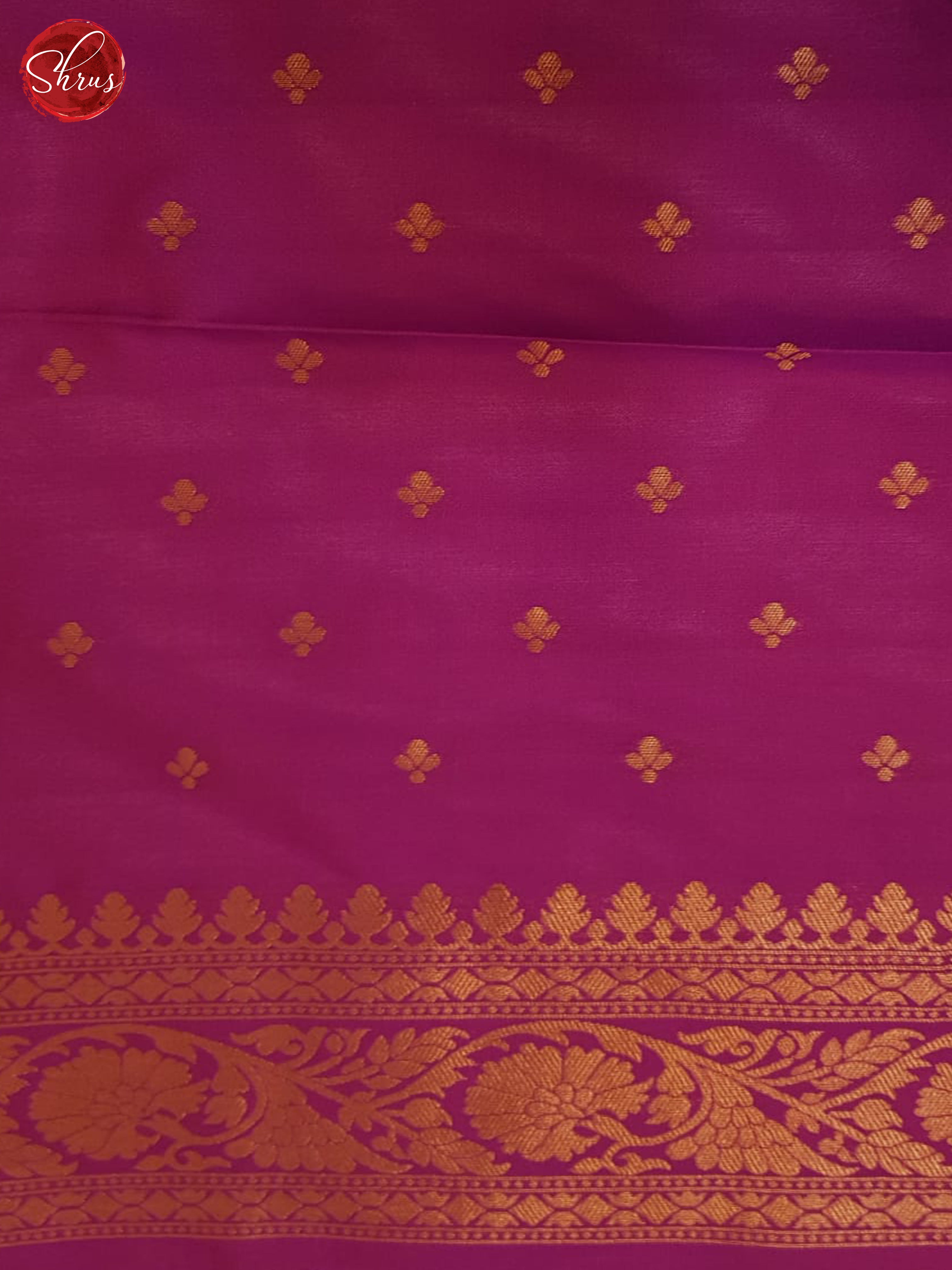 Double Shaded Brownish Green  & Pink - Semi soft silk Saree - Shop on ShrusEternity.com