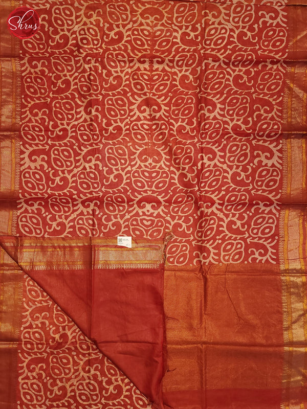 Orange(Single Tone) - Bhatik Saree