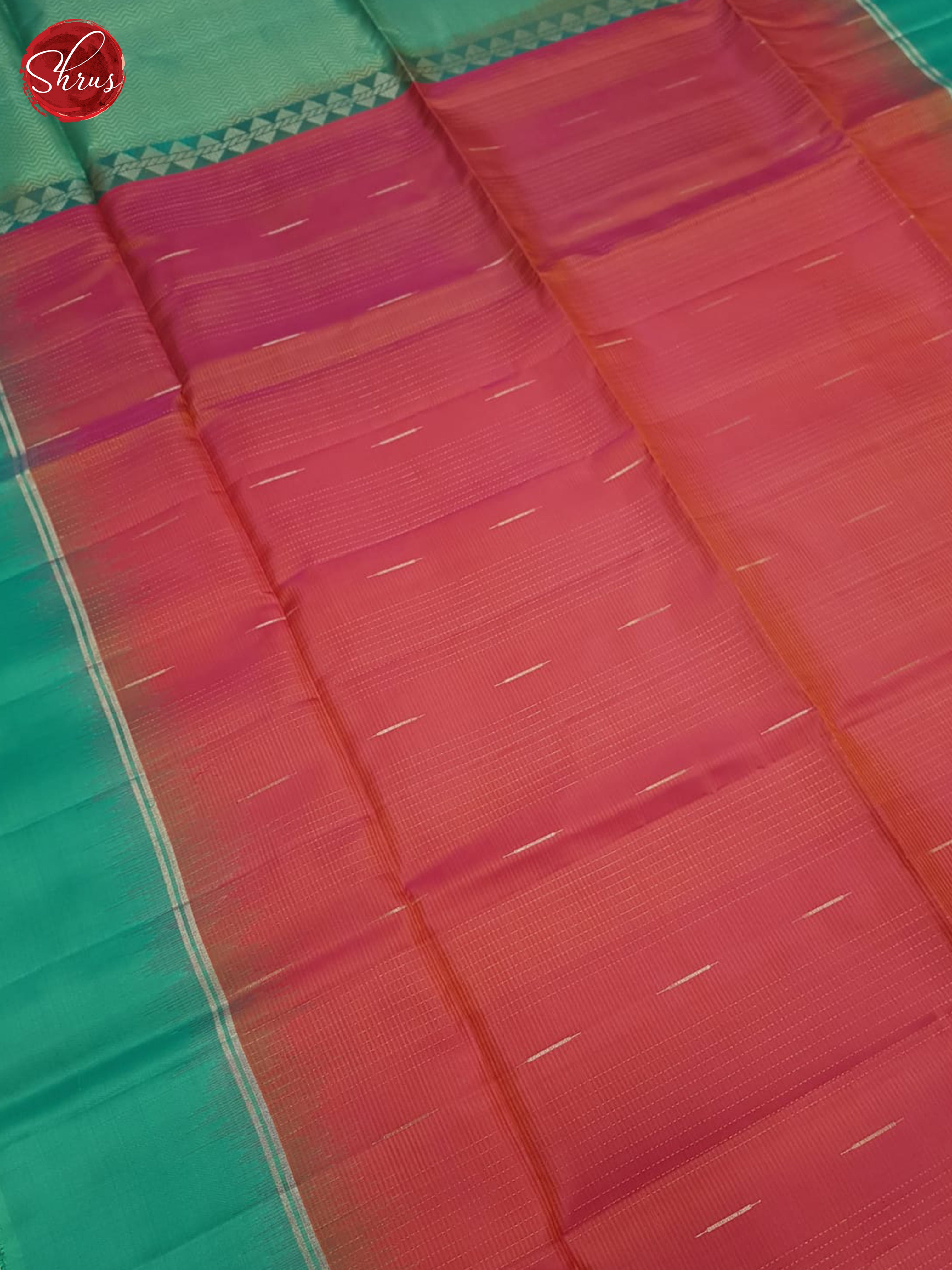 Pink & Green- Soft silk Saree - Shop on ShrusEternity.com