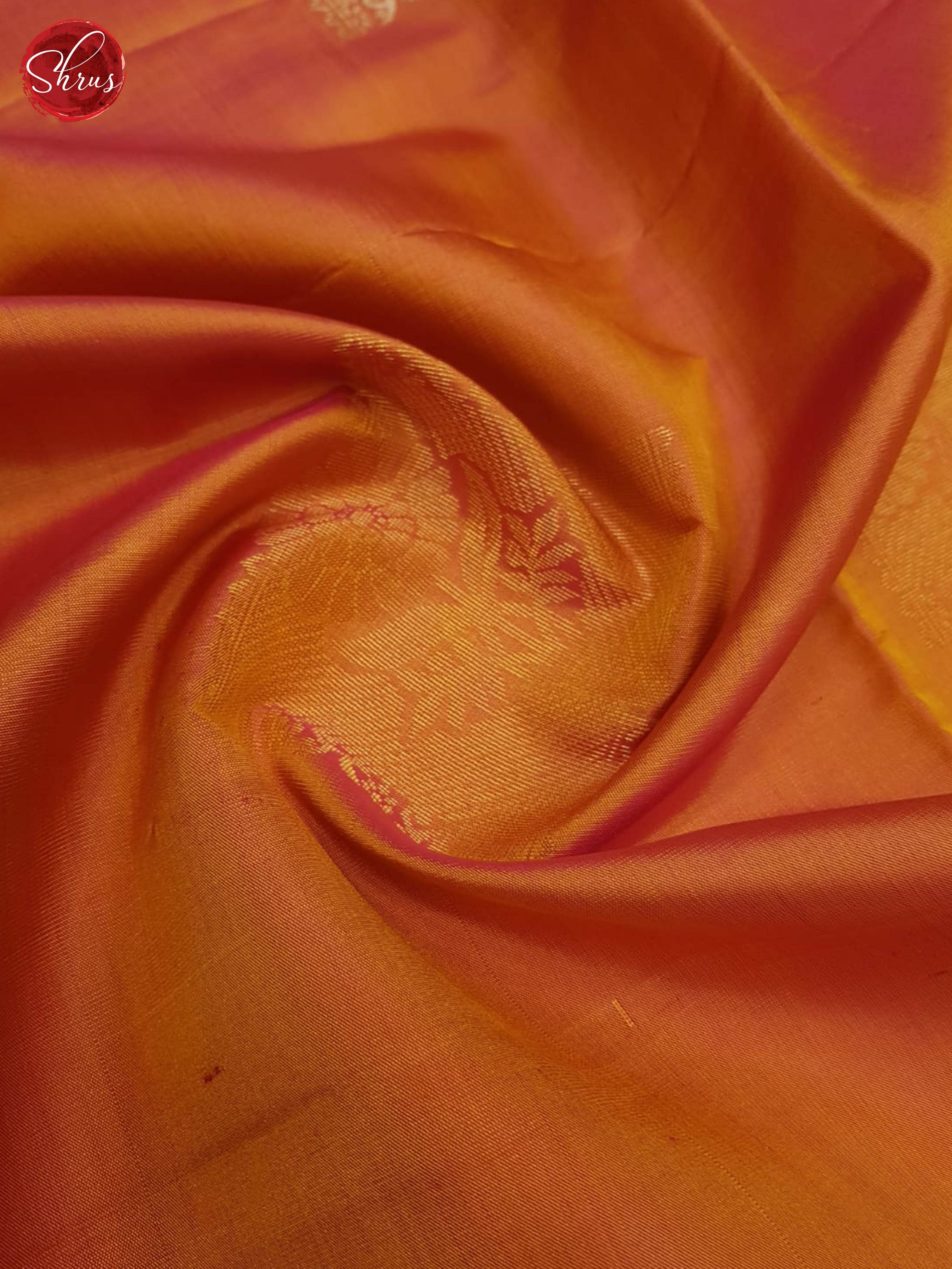 Orange & Pink - Soft silk Saree - Shop on ShrusEternity.com