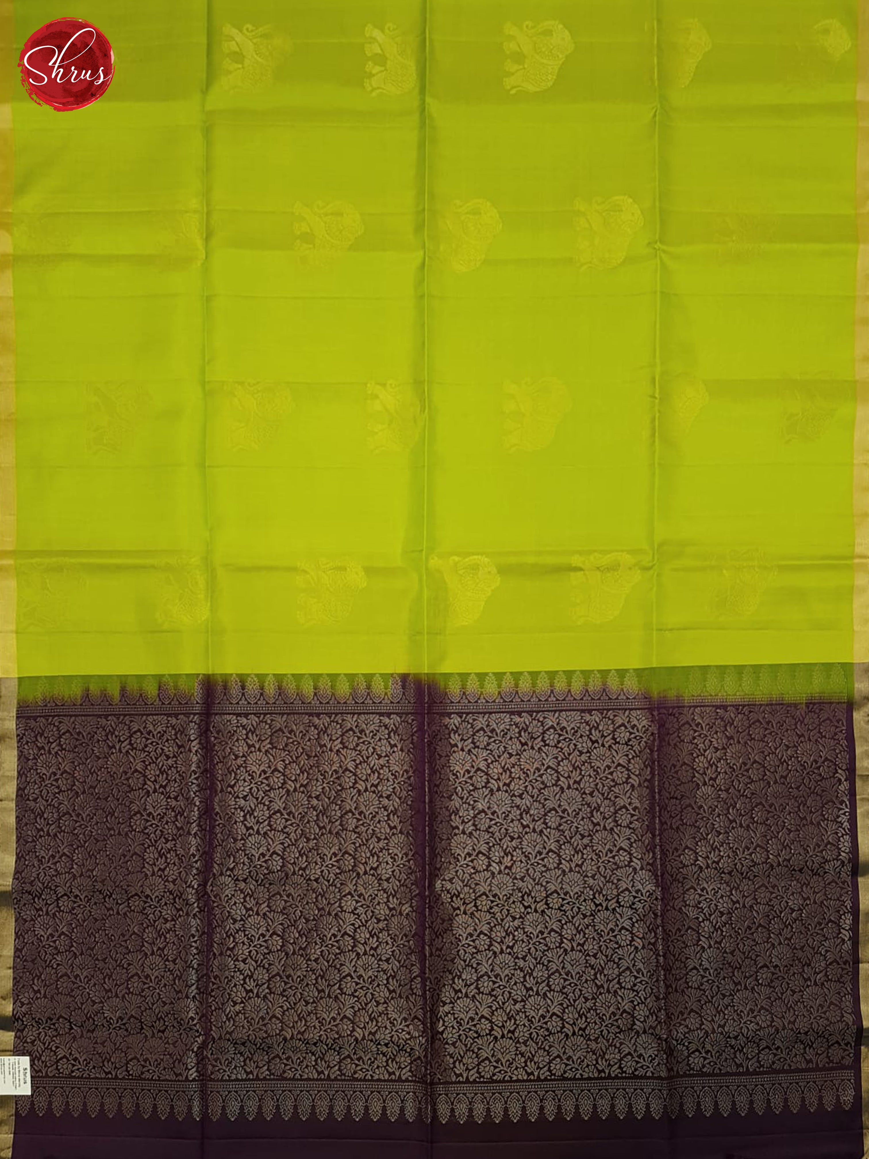 Green & Purple - Soft silk Saree - Shop on ShrusEternity.com