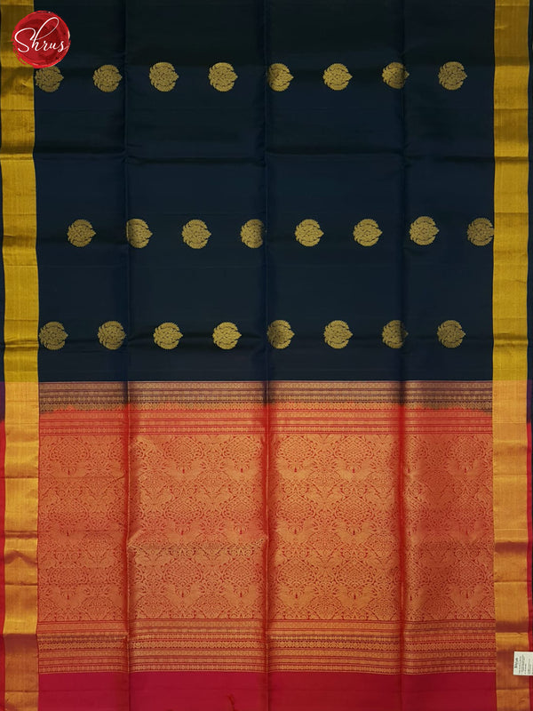 Blue & Majenta Pink- Soft silk Saree - Shop on ShrusEternity.com