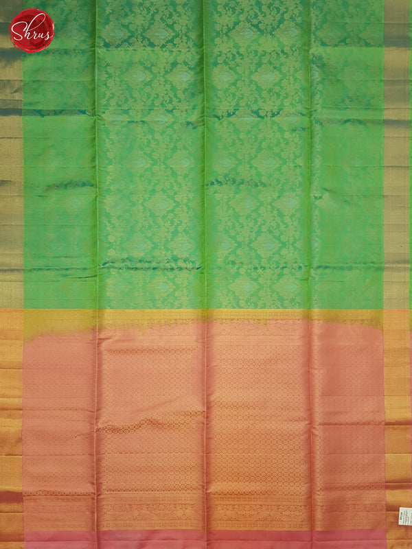 Green & Pink - Soft silk Saree - Shop on ShrusEternity.com