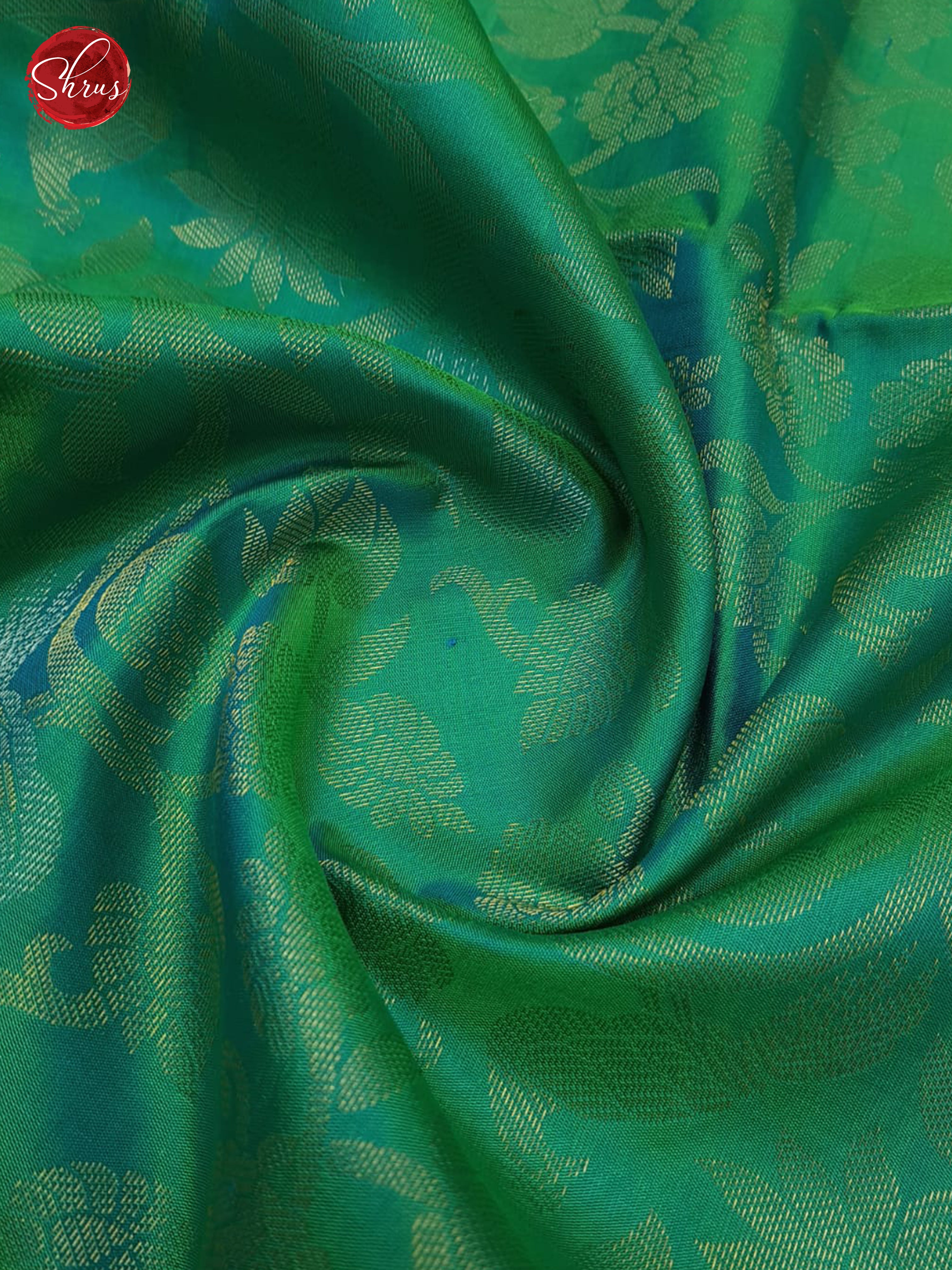 Green And Red-Soft silk saree - Shop on ShrusEternity.com