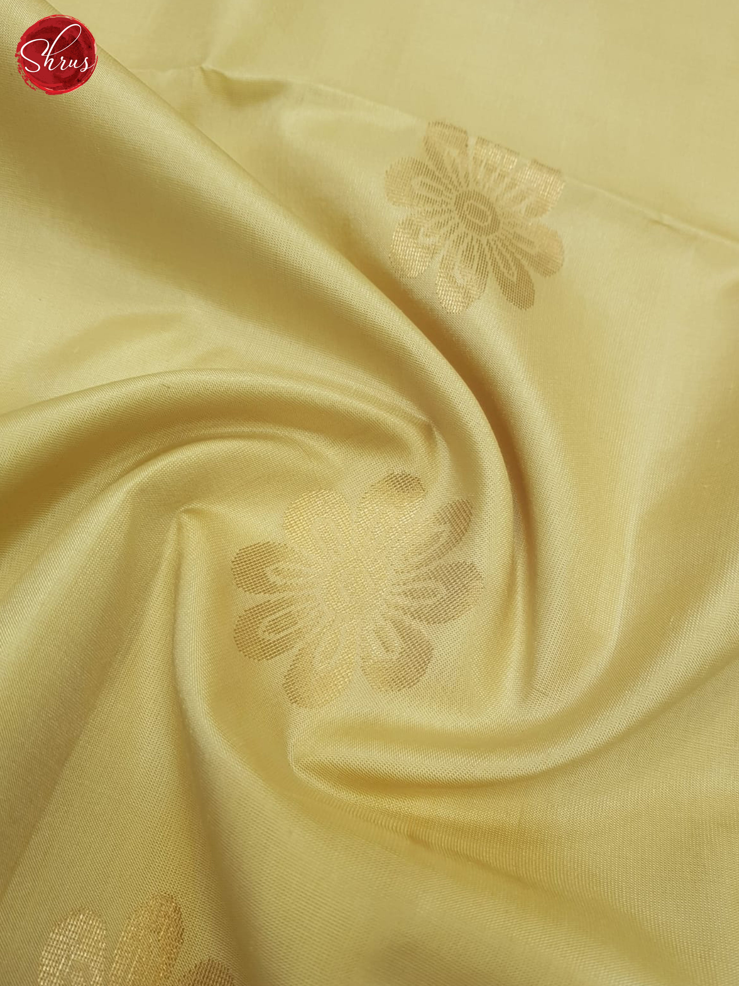 Cream And Green-Soft Silk Saree - Shop on ShrusEternity.com