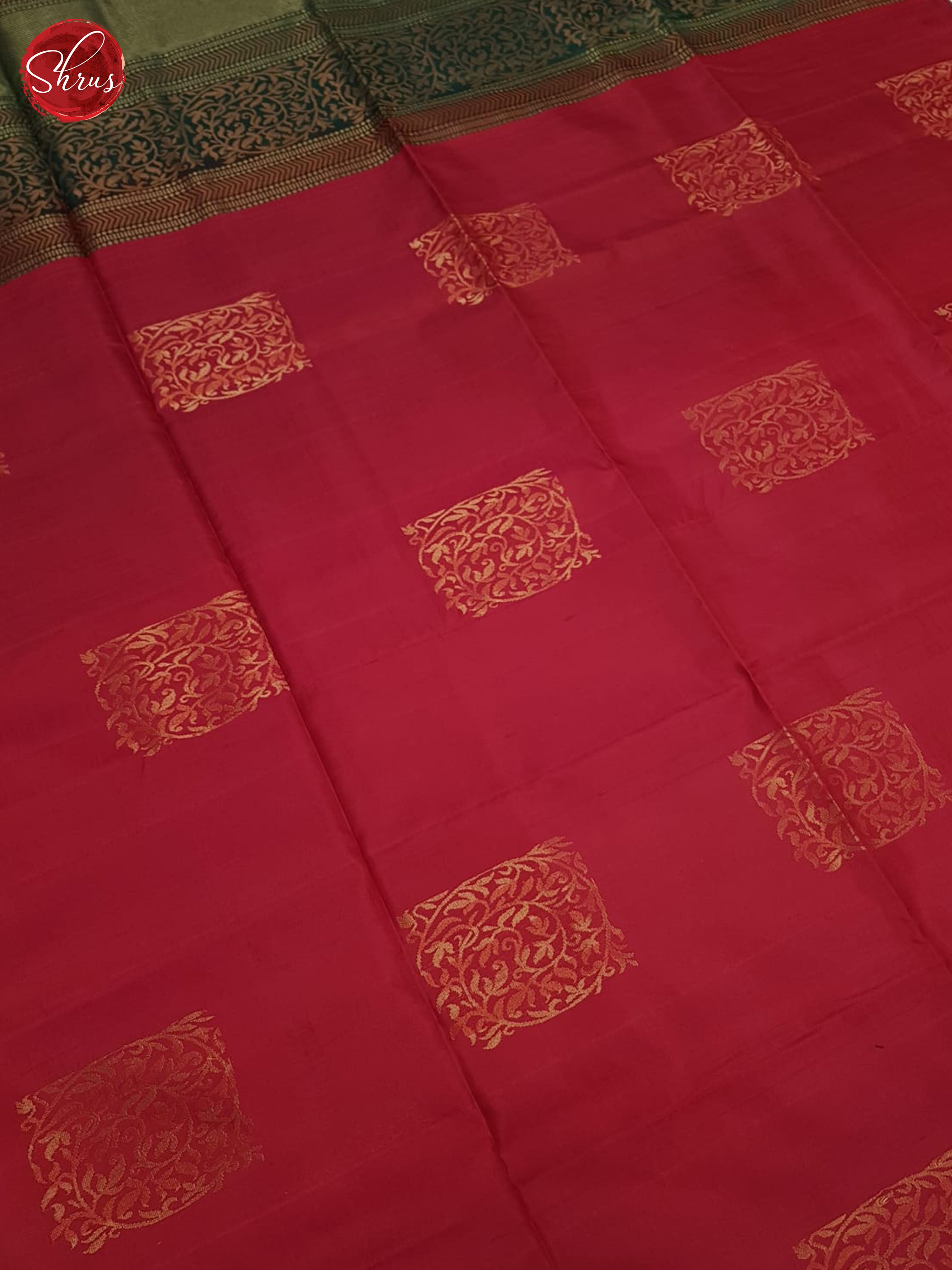 Rani Pink & Green - Soft silk Saree - Shop on ShrusEternity.com