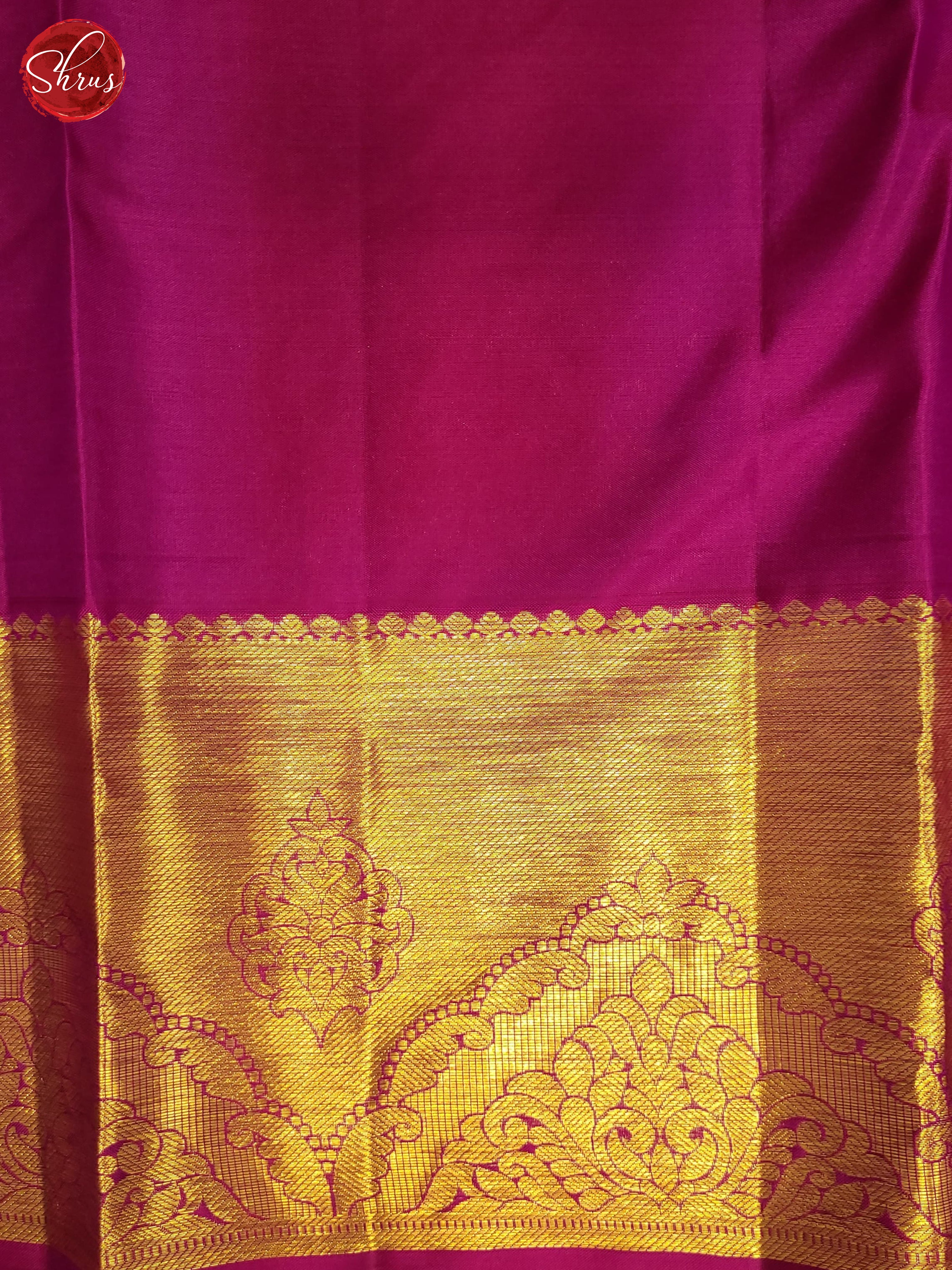 Green & Pink - Kanchipuram silk Saree - Shop on ShrusEternity.com