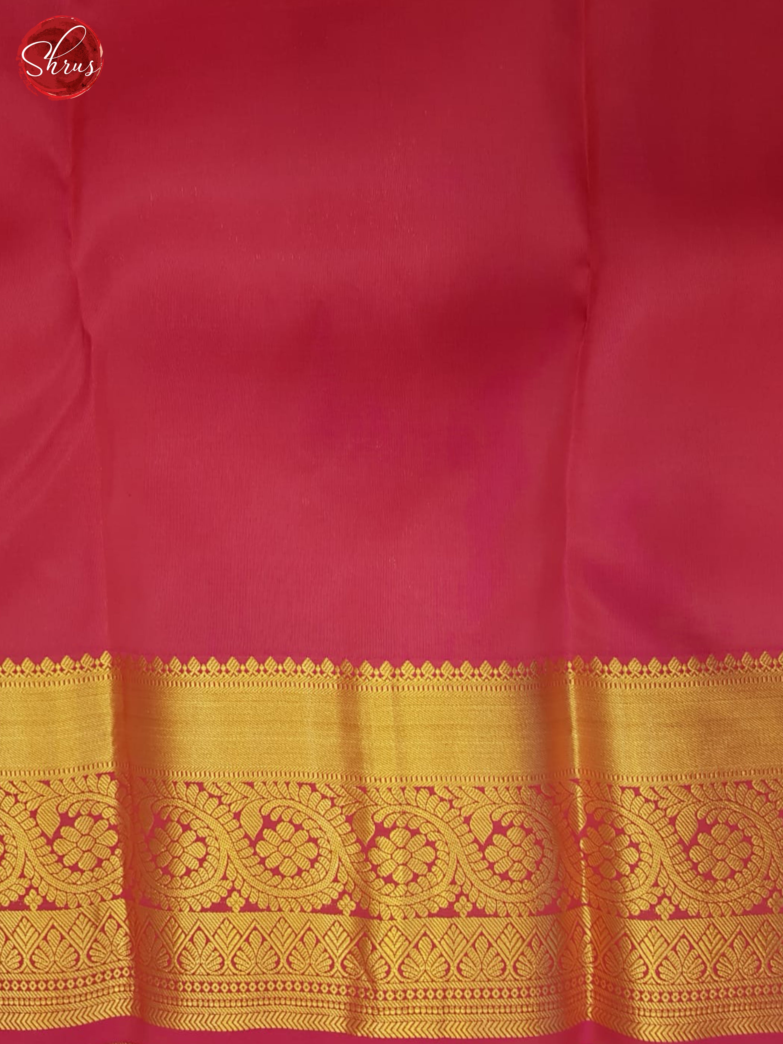 Blue And Pink- Kanchipuram Half-pure Silk Saree - Shop on ShrusEternity.com