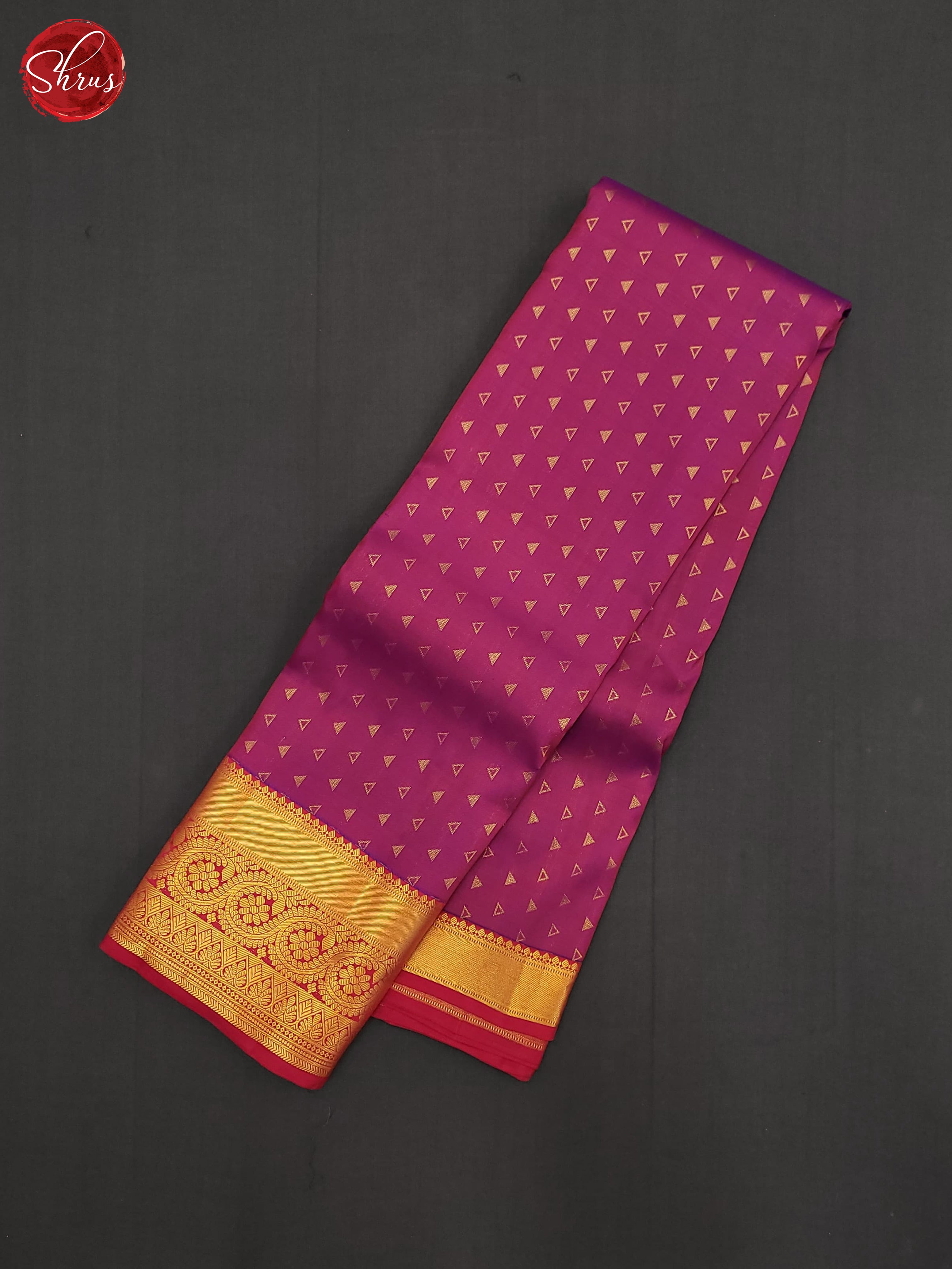 BIS25181 - Kanchipuram halfpure Saree - Shop on ShrusEternity.com