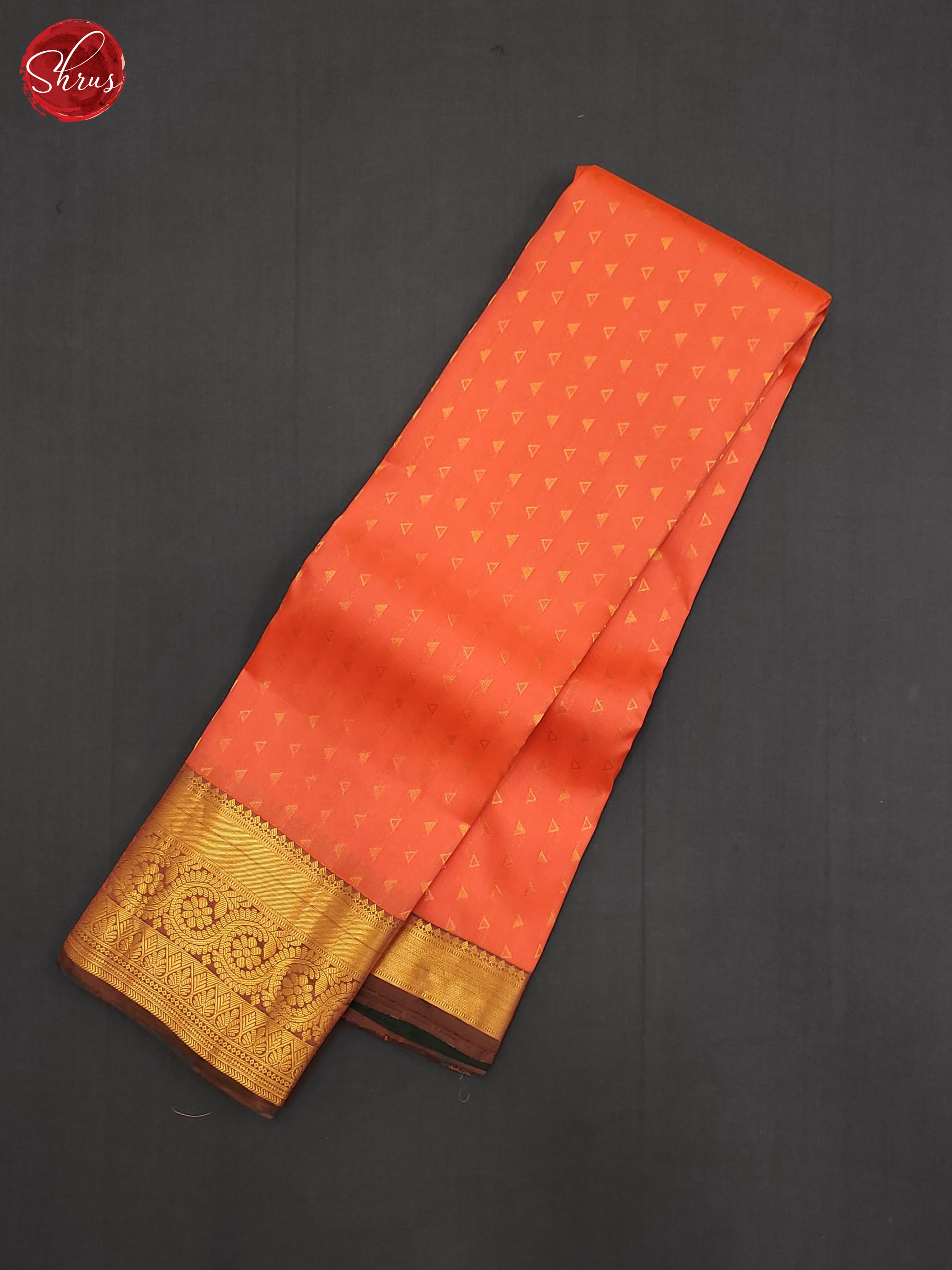 BIS25182 - Kanchipuram halfpure Saree - Shop on ShrusEternity.com