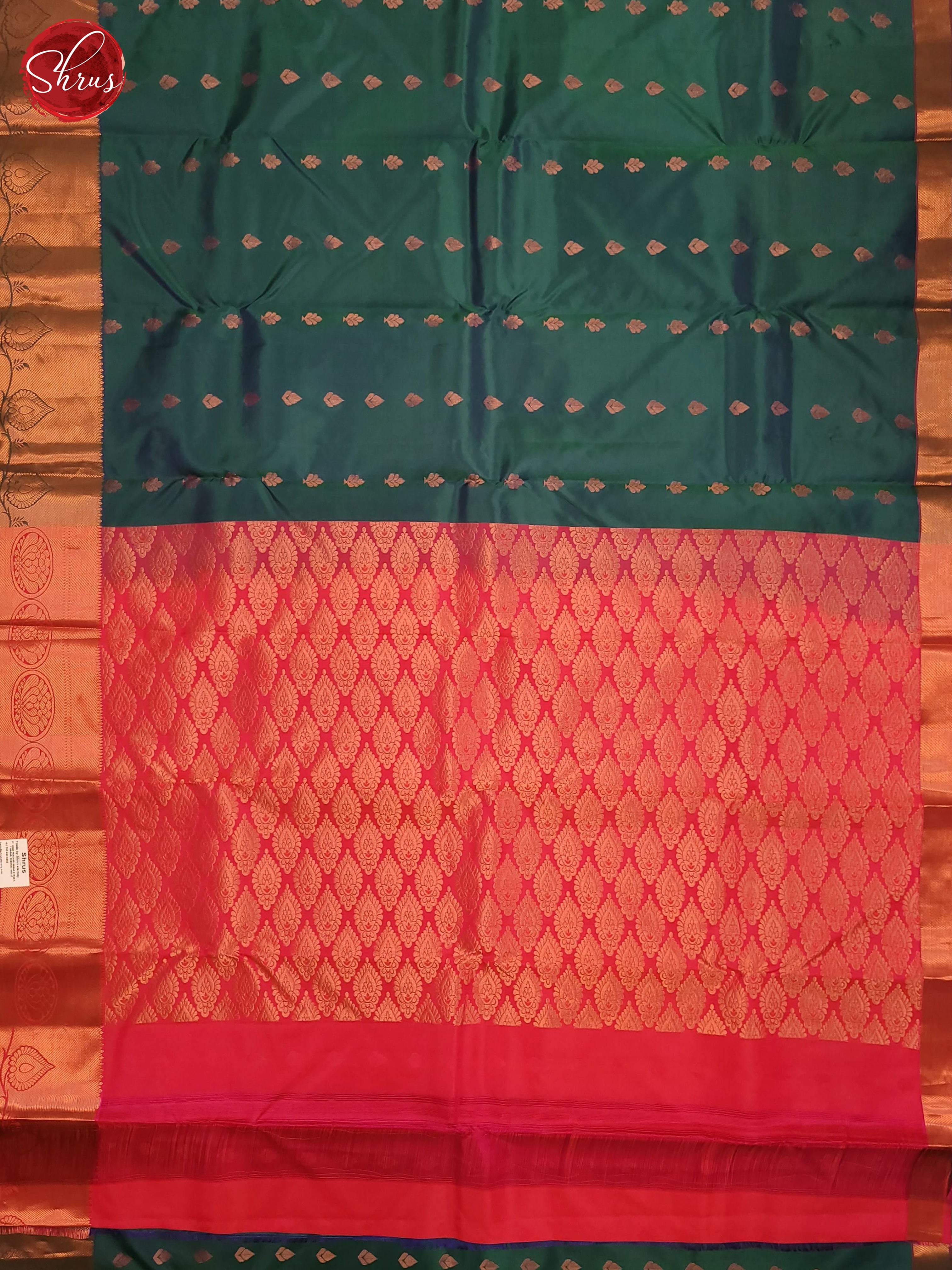 BIS25193 - Kanchipuram halfpure Saree - Shop on ShrusEternity.com