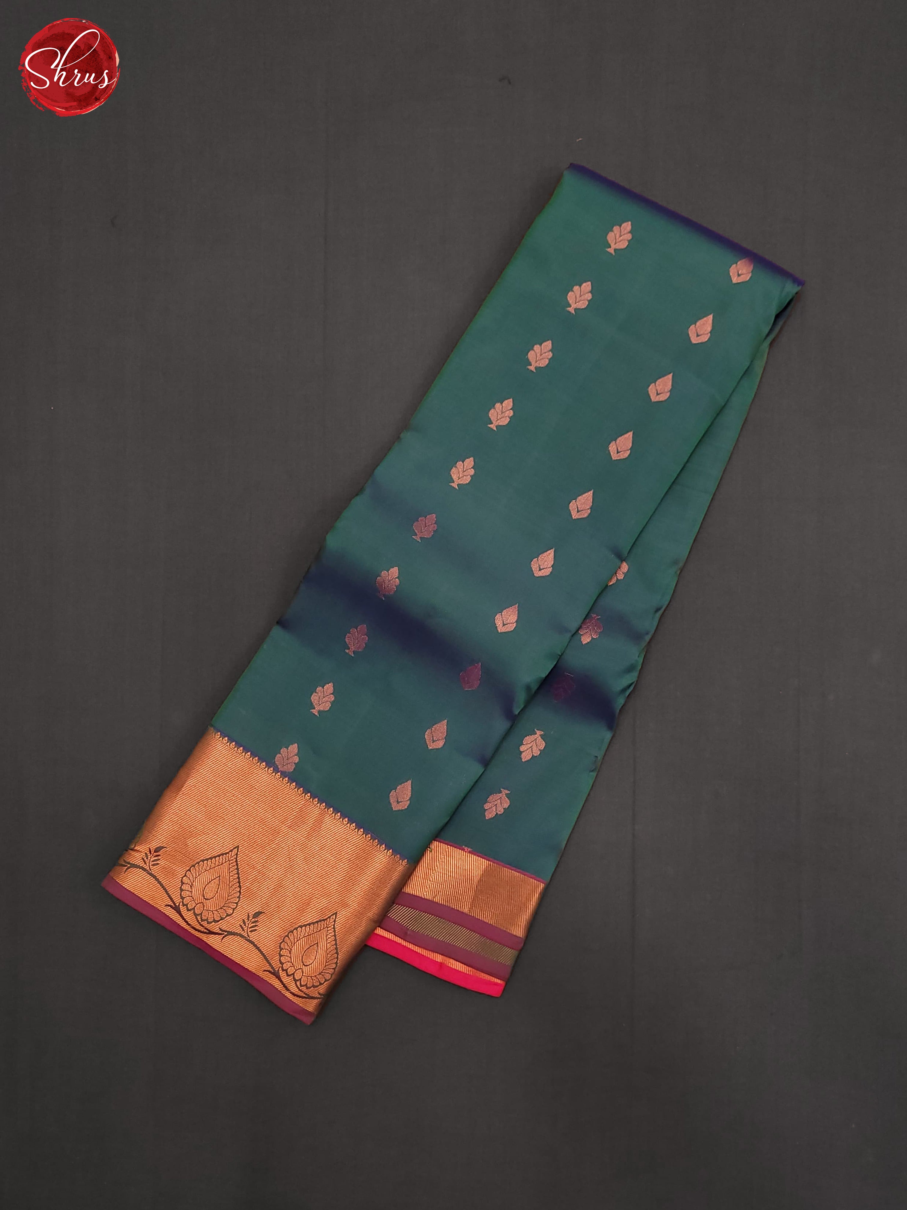 BIS25193 - Kanchipuram halfpure Saree - Shop on ShrusEternity.com