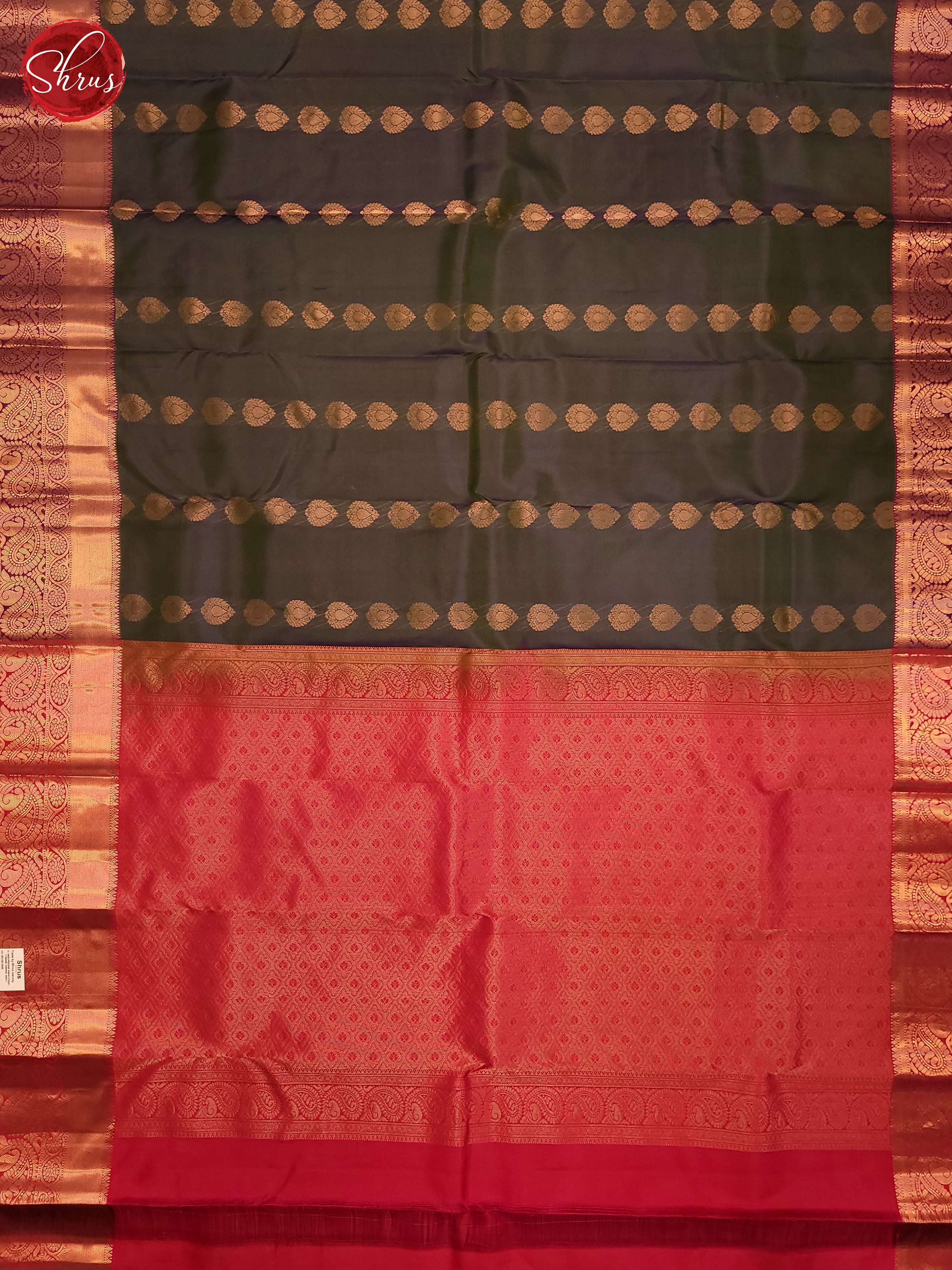 BIS25195 - Kanchipuram halfpure Saree - Shop on ShrusEternity.com