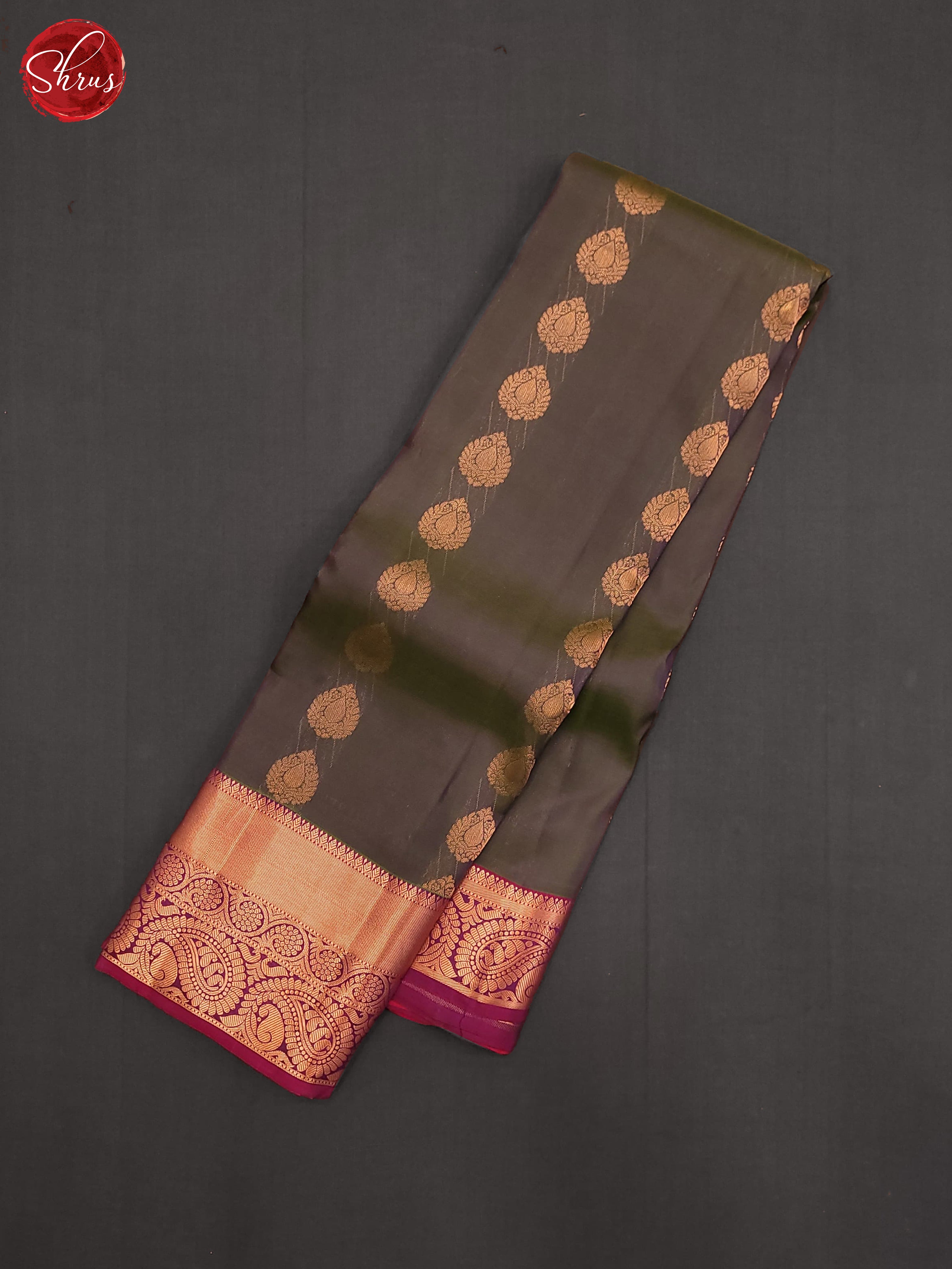 BIS25195 - Kanchipuram halfpure Saree - Shop on ShrusEternity.com