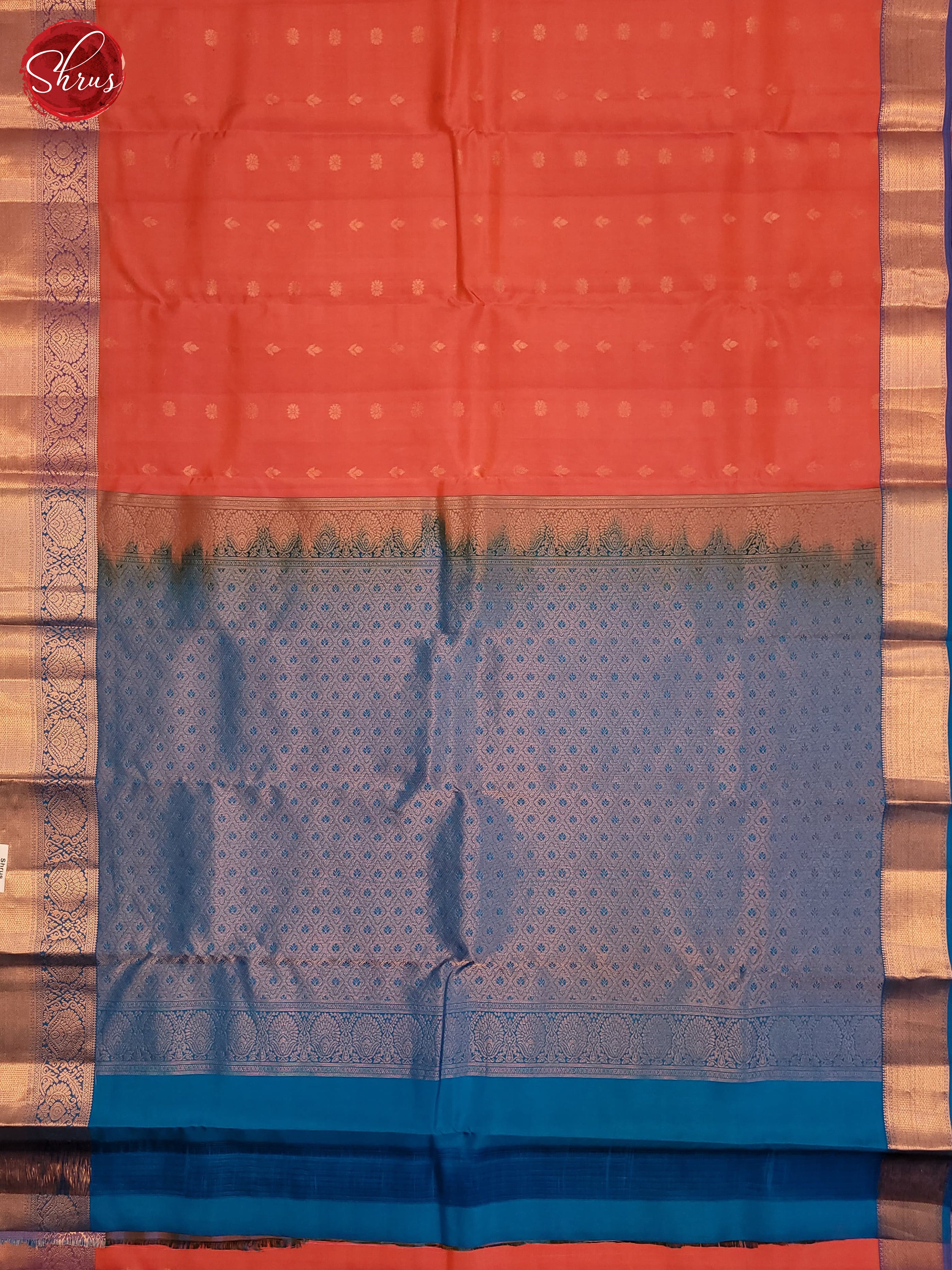 BIS25221 - Kanchipuram halfpure Saree - Shop on ShrusEternity.com